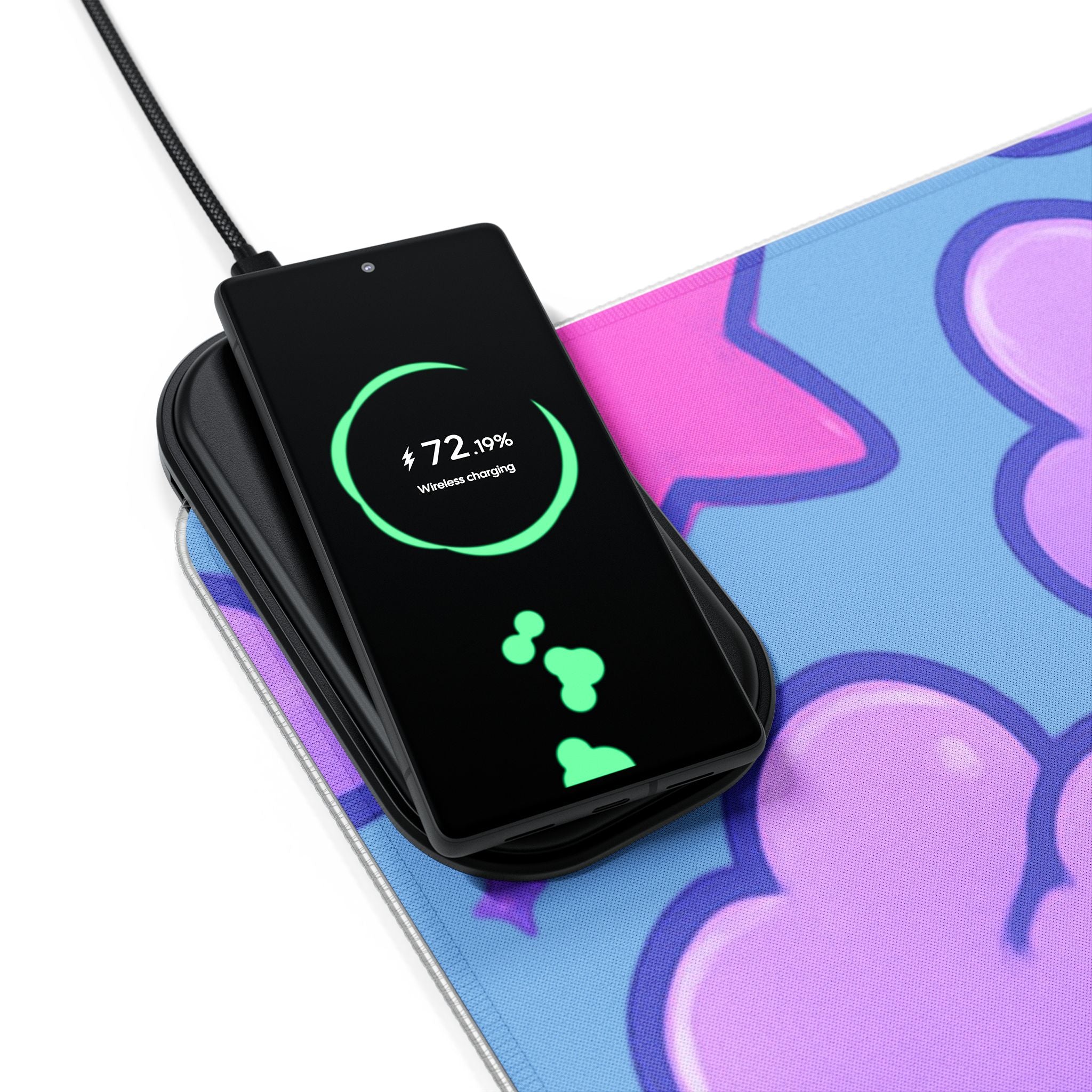 LED Gaming Mouse Pad, Wireless Charging