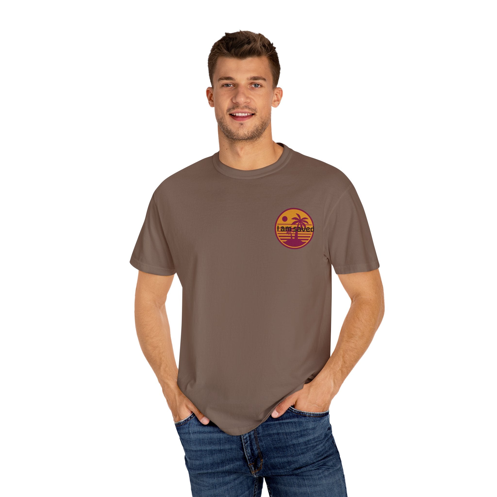 Sunset Palm Tree Unisex T-Shirt | Soft Beach Vibes | Perfect for Summer, Vacations, Gifts, Beach Days, Relaxation