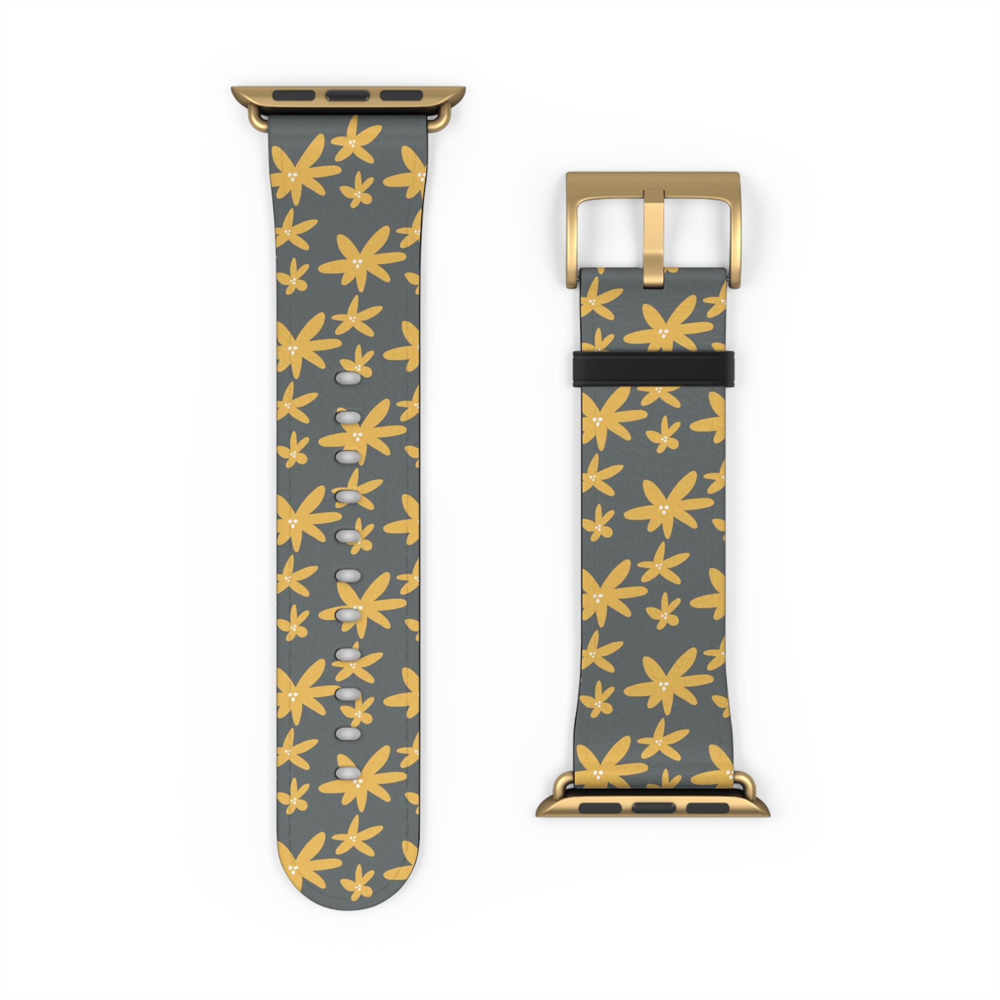 Stylish Floral Watch Band, Unique Watch Strap, Apple Watch Band, Boho Chic Accessories, Gift for Her