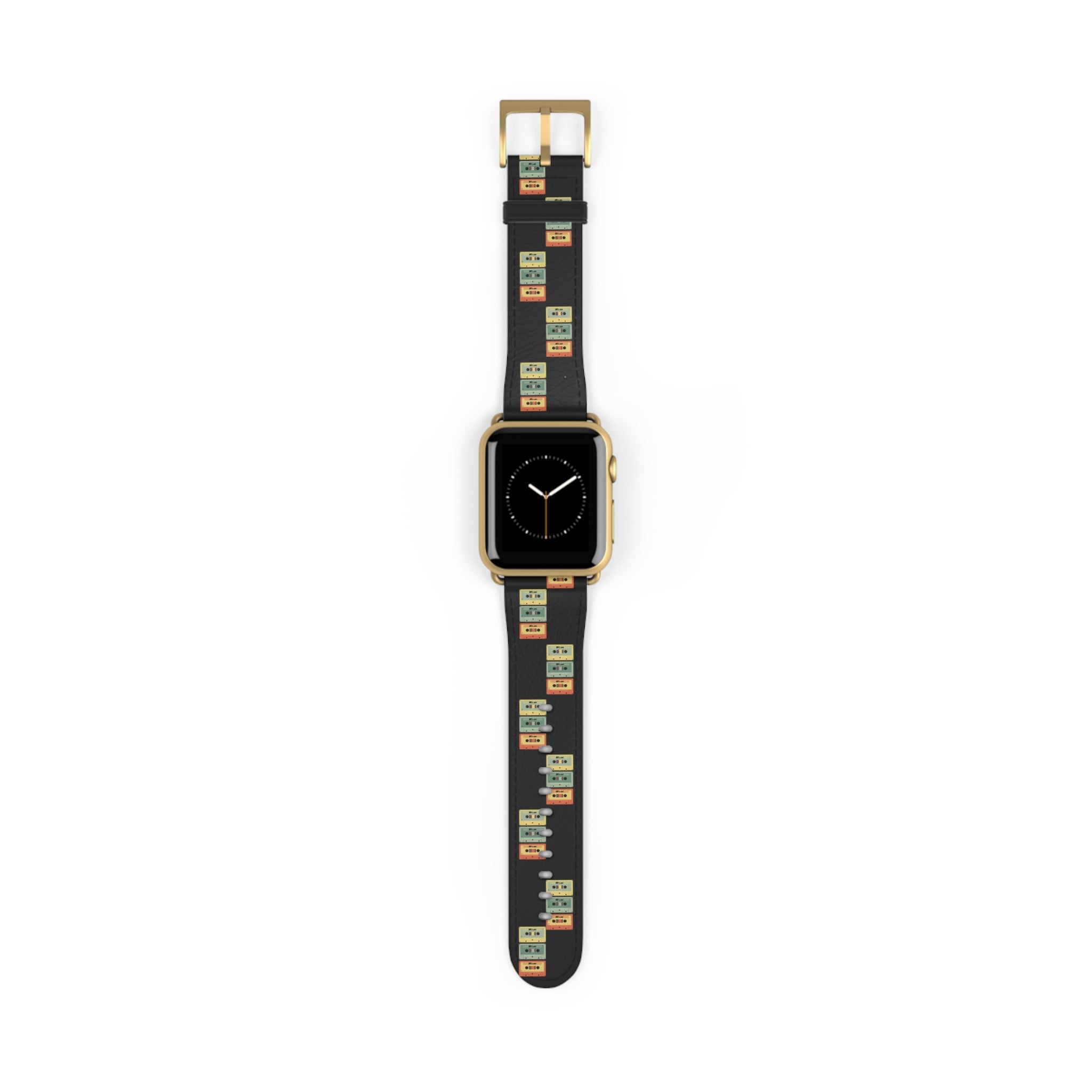 Vintage cassette tape- Watch Band, Stylish Accessory for Watch Lovers, Gift for Him or Her, Unique Fitness Tracker Band, Customizable Watch Strap