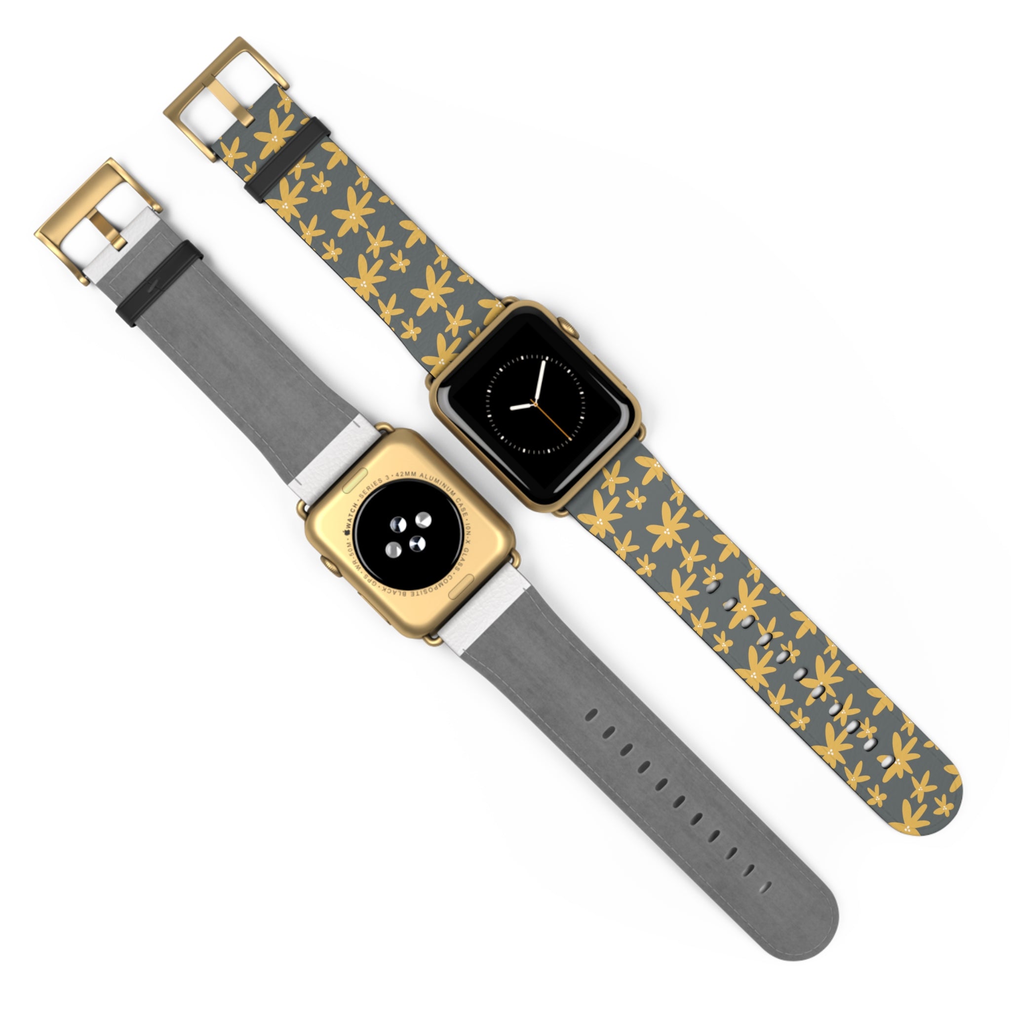 Stylish Floral Watch Band, Unique Watch Strap, Apple Watch Band, Boho Chic Accessories, Gift for Her