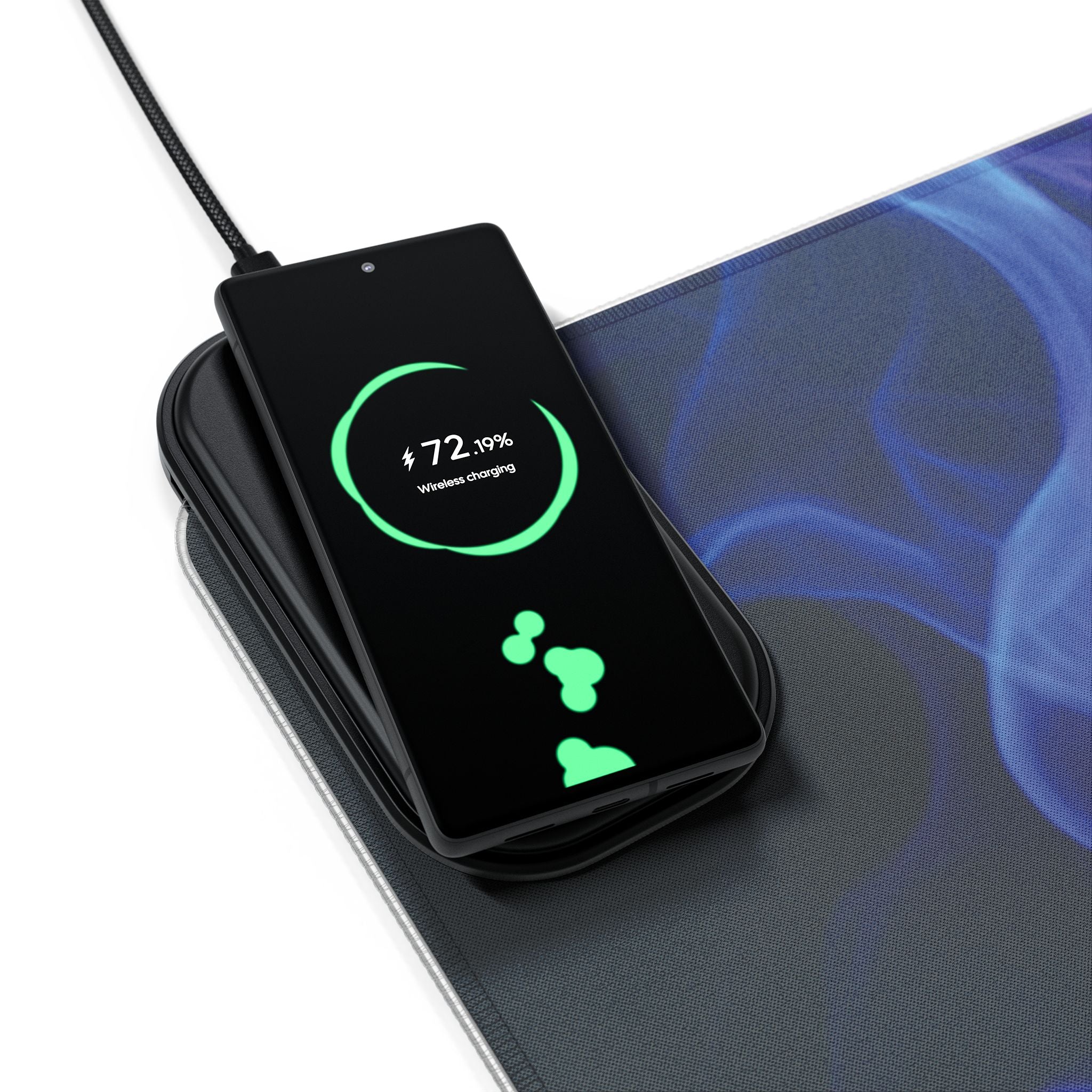 LED Gaming Mouse Pad: Wireless Charging, RGB Light-Up Desk Accessory, Perfect Gift for Gamers, Home Office Decor, PC Gaming Essentials
