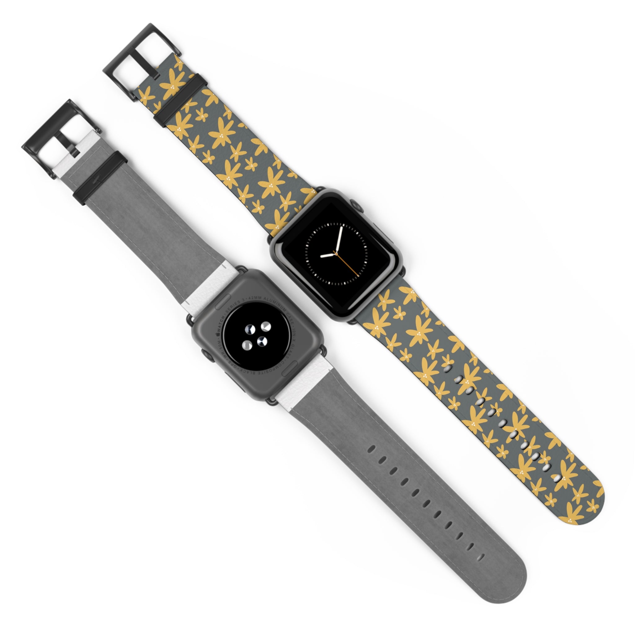 Stylish Floral Watch Band, Unique Watch Strap, Apple Watch Band, Boho Chic Accessories, Gift for Her
