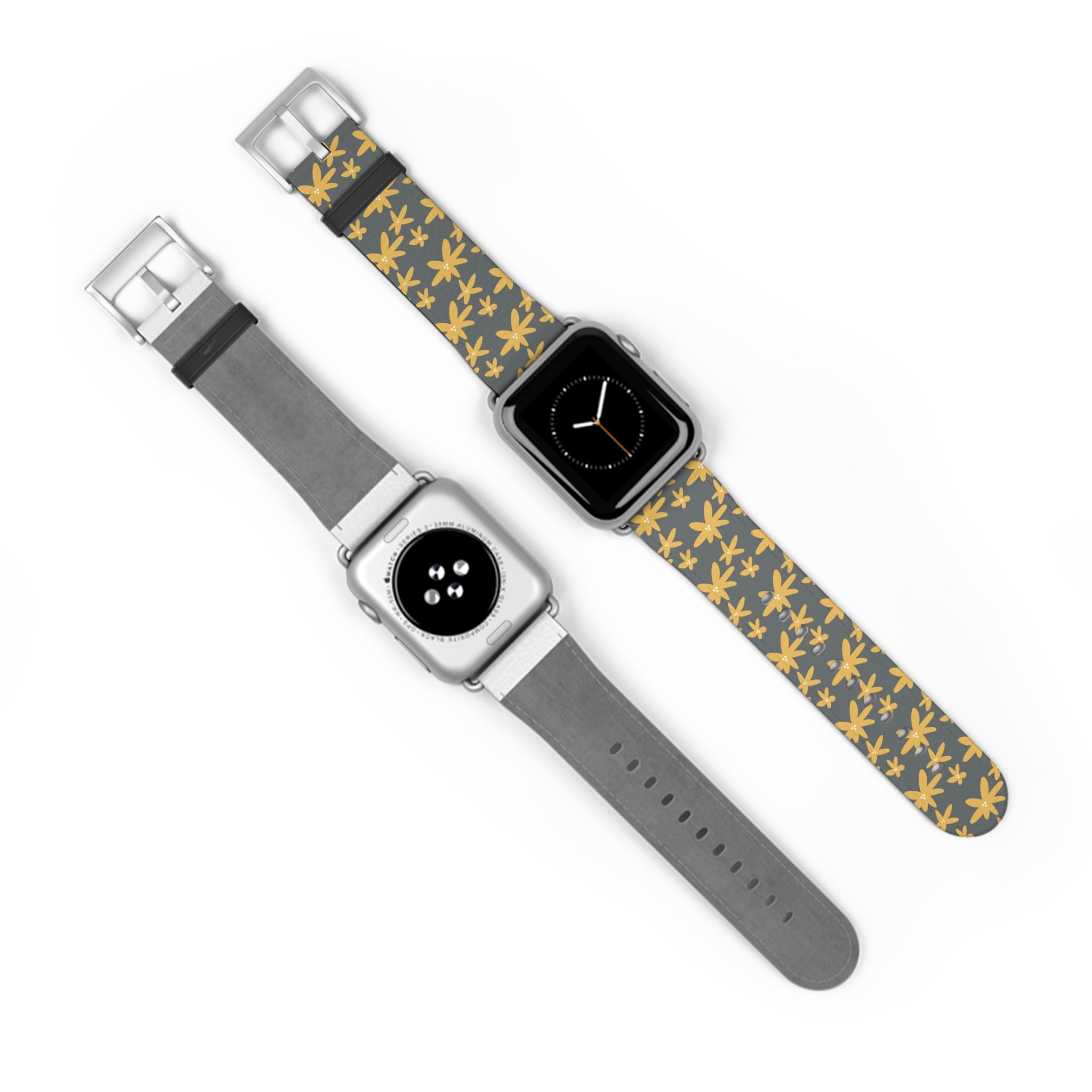 Stylish Floral Watch Band, Unique Watch Strap, Apple Watch Band, Boho Chic Accessories, Gift for Her