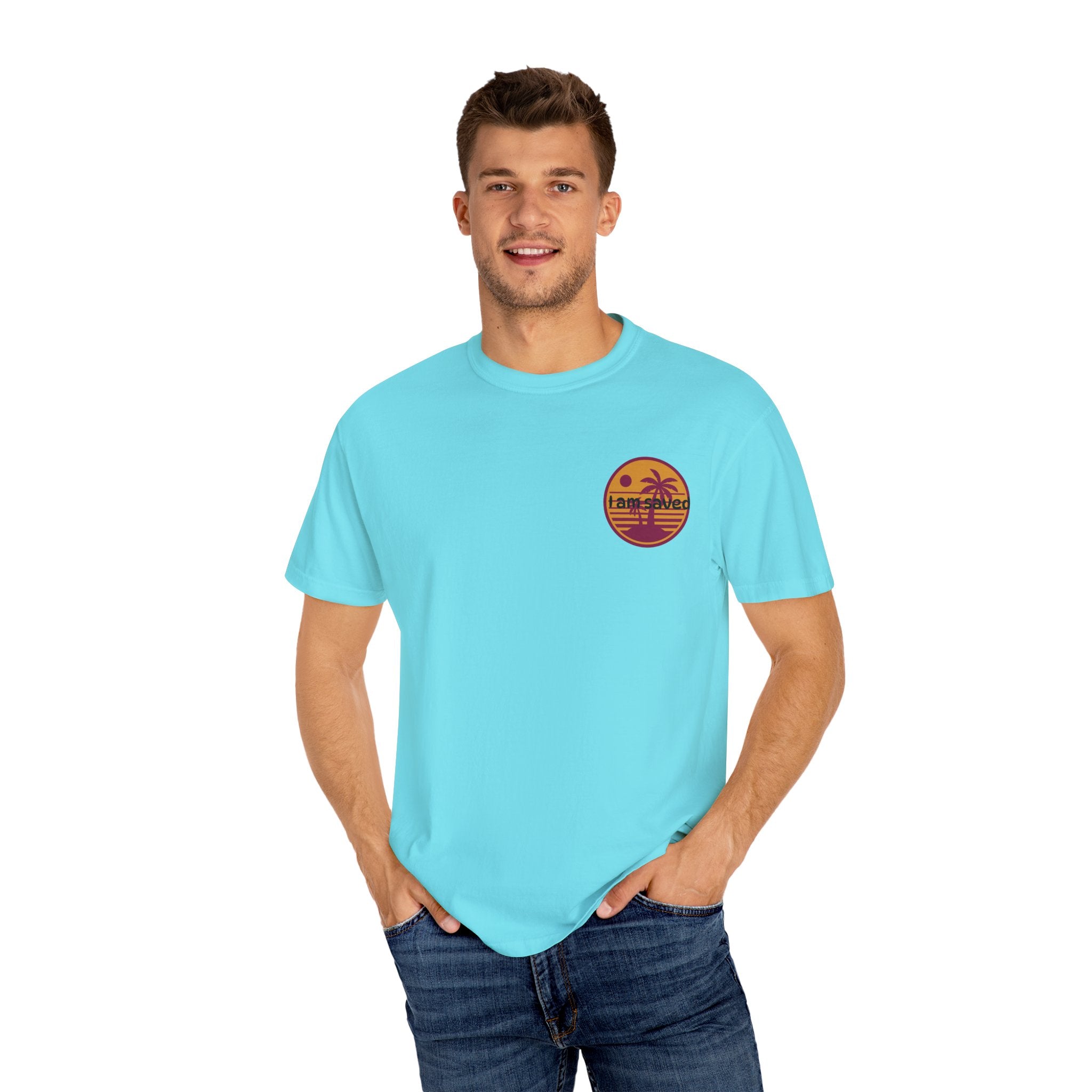 Sunset Palm Tree Unisex T-Shirt | Soft Beach Vibes | Perfect for Summer, Vacations, Gifts, Beach Days, Relaxation