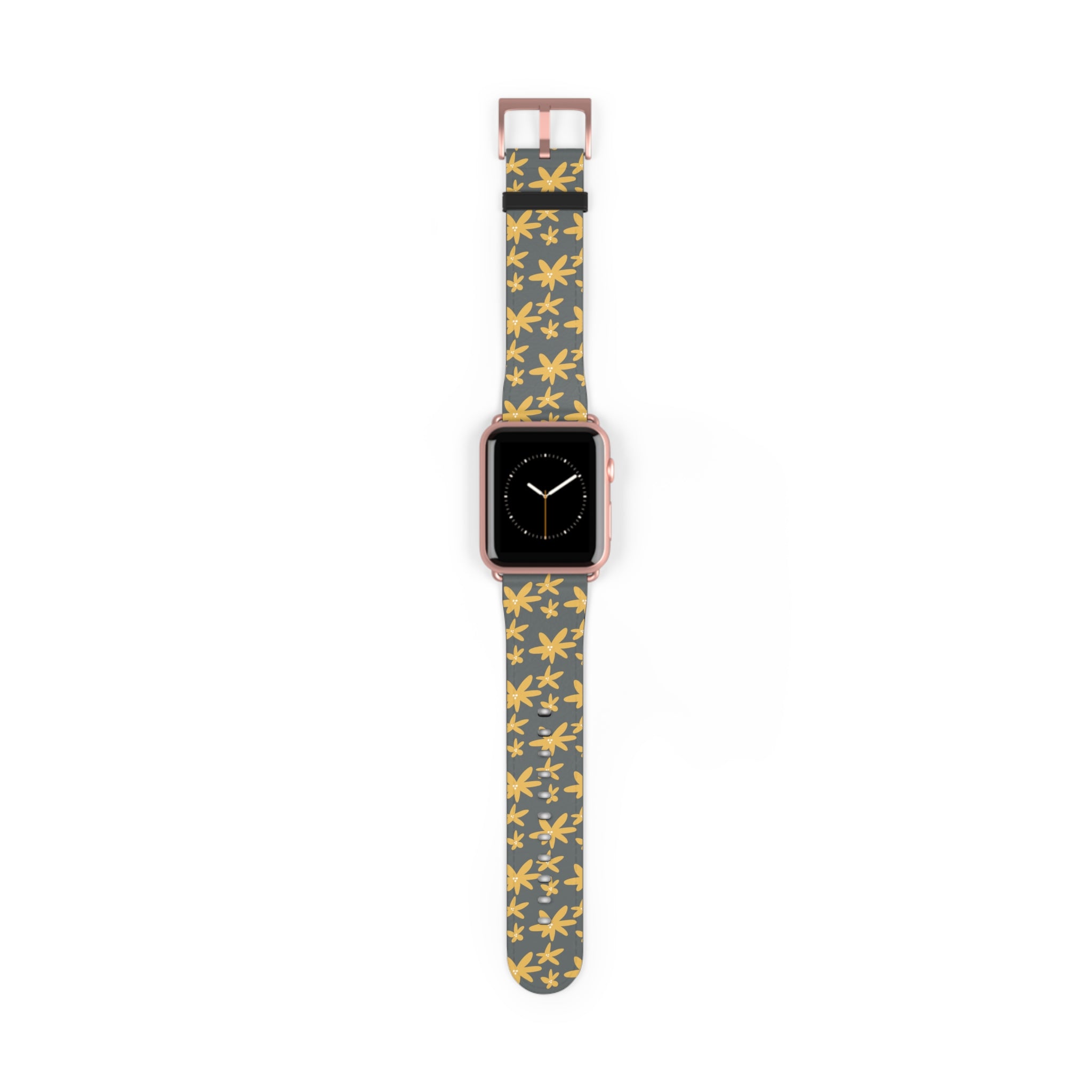 Stylish Floral Watch Band, Unique Watch Strap, Apple Watch Band, Boho Chic Accessories, Gift for Her