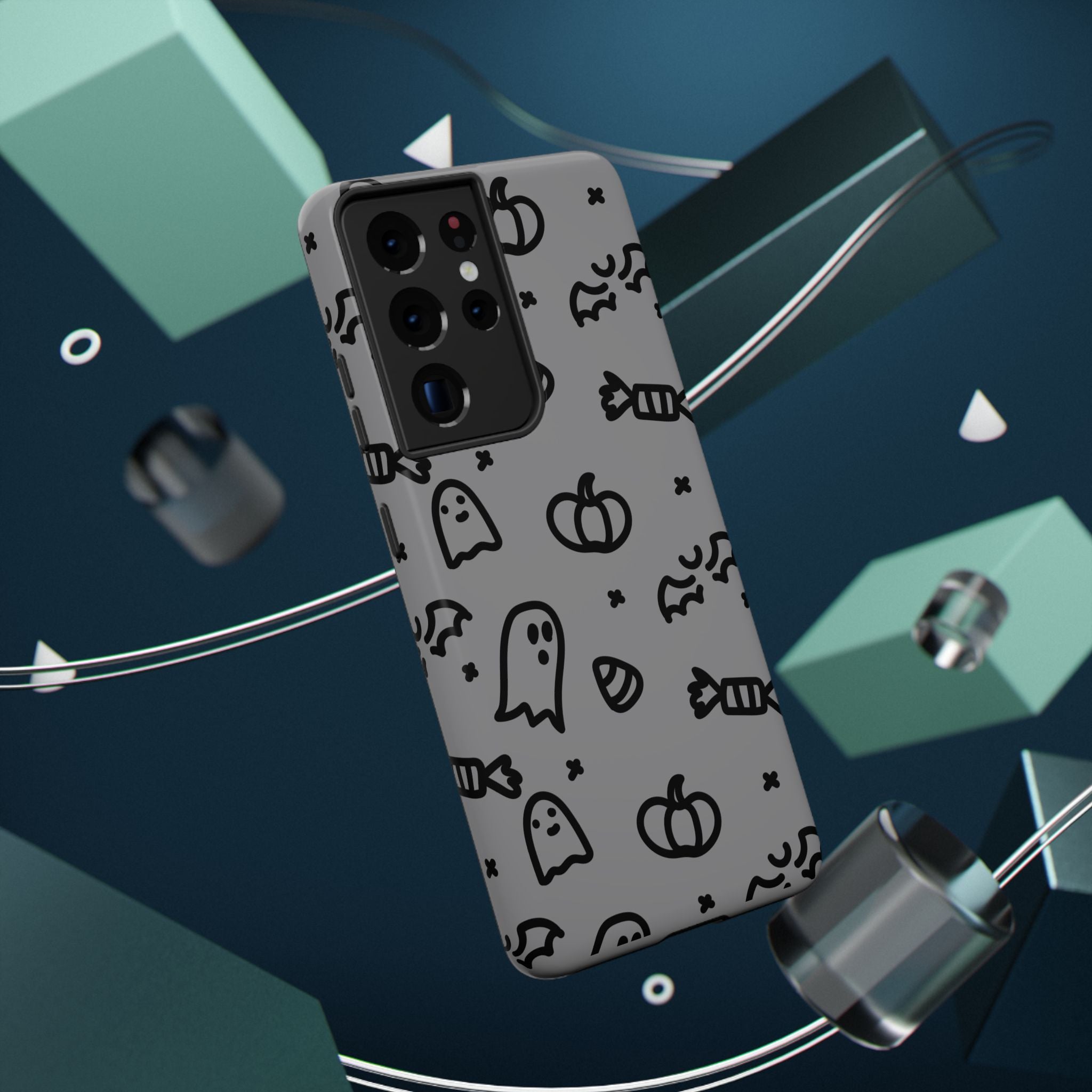 Phone Case Halloween Cute Impact-Resistant- Samsung