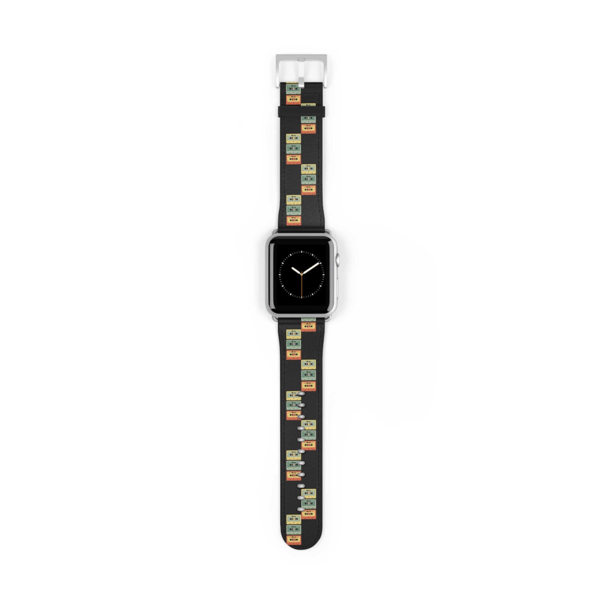 Vintage cassette tape- Watch Band, Stylish Accessory for Watch Lovers, Gift for Him or Her, Unique Fitness Tracker Band, Customizable Watch Strap
