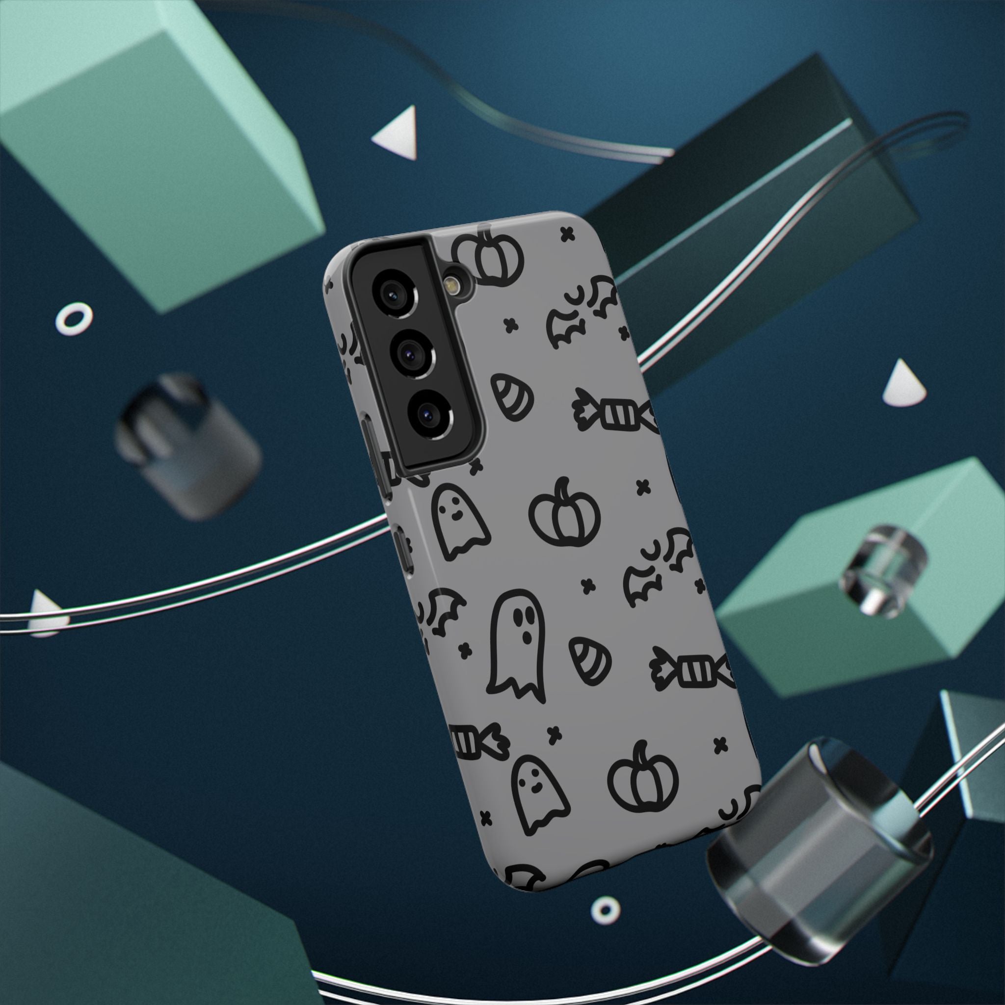 Phone Case Halloween Cute Impact-Resistant- Samsung