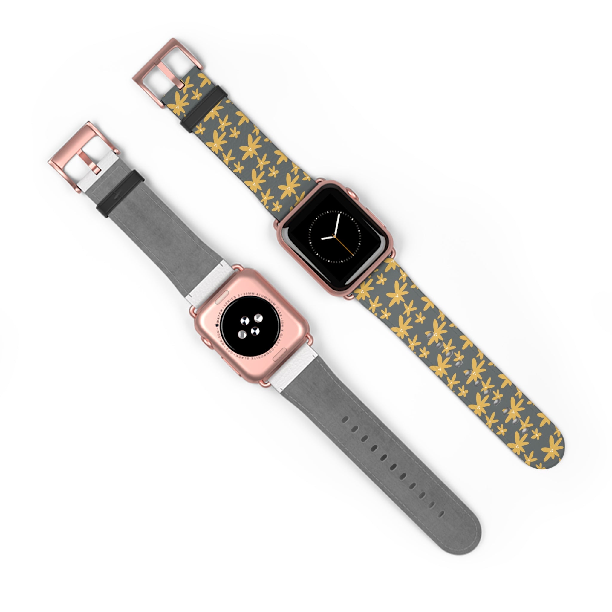 Stylish Floral Watch Band, Unique Watch Strap, Apple Watch Band, Boho Chic Accessories, Gift for Her