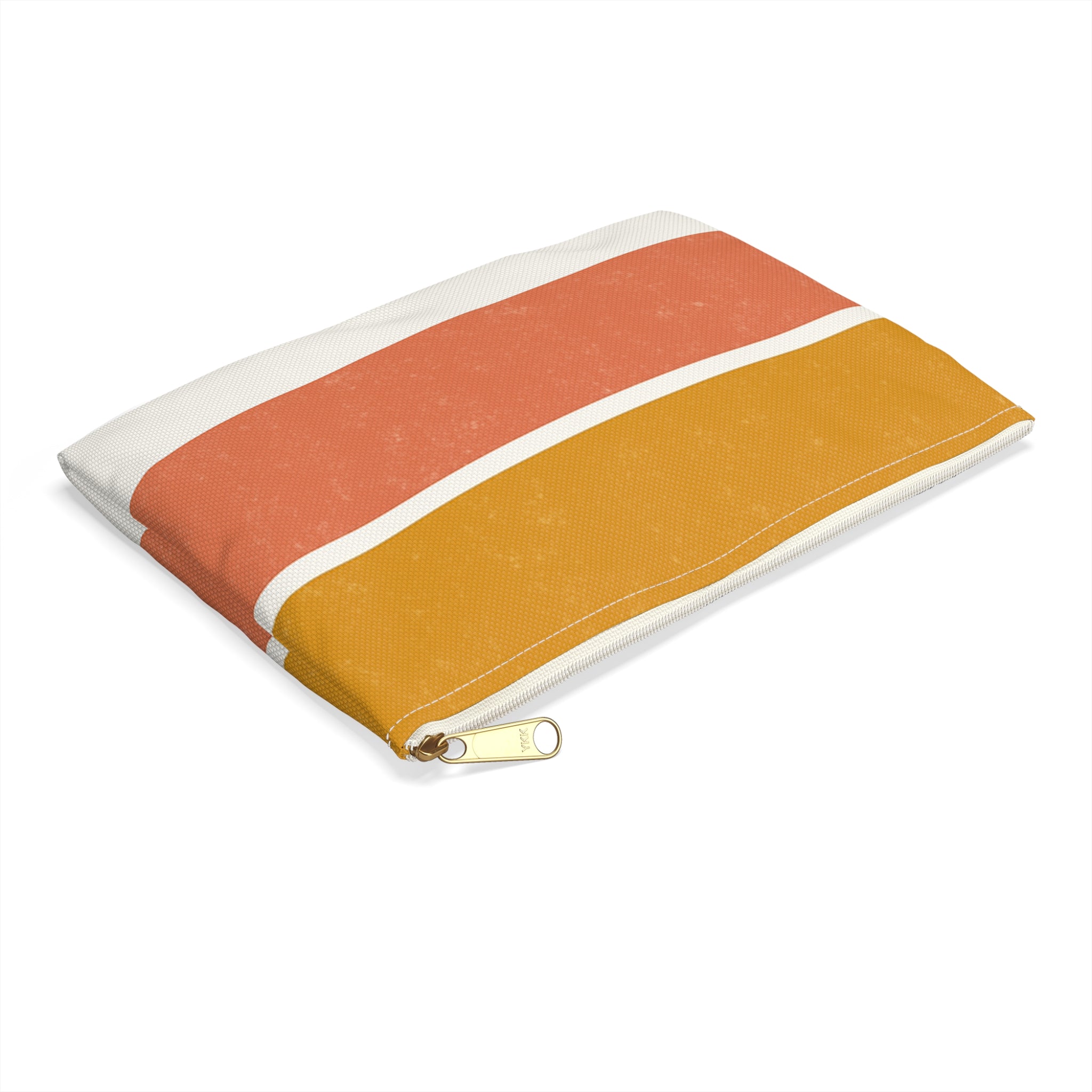 Retro Stripe Accessory Pouch - Stylish Makeup Bag for Travel & Organization
