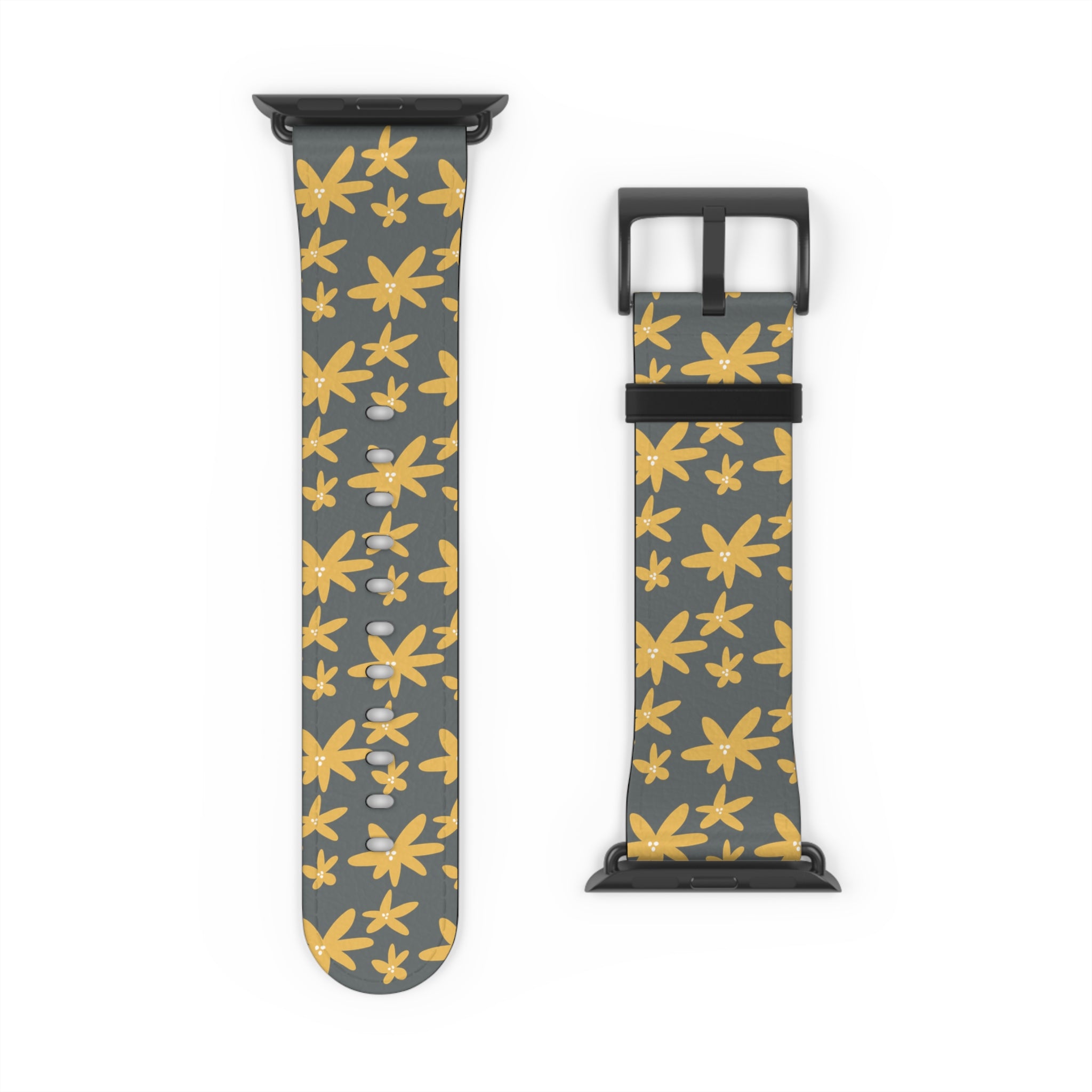 Stylish Floral Watch Band, Unique Watch Strap, Apple Watch Band, Boho Chic Accessories, Gift for Her