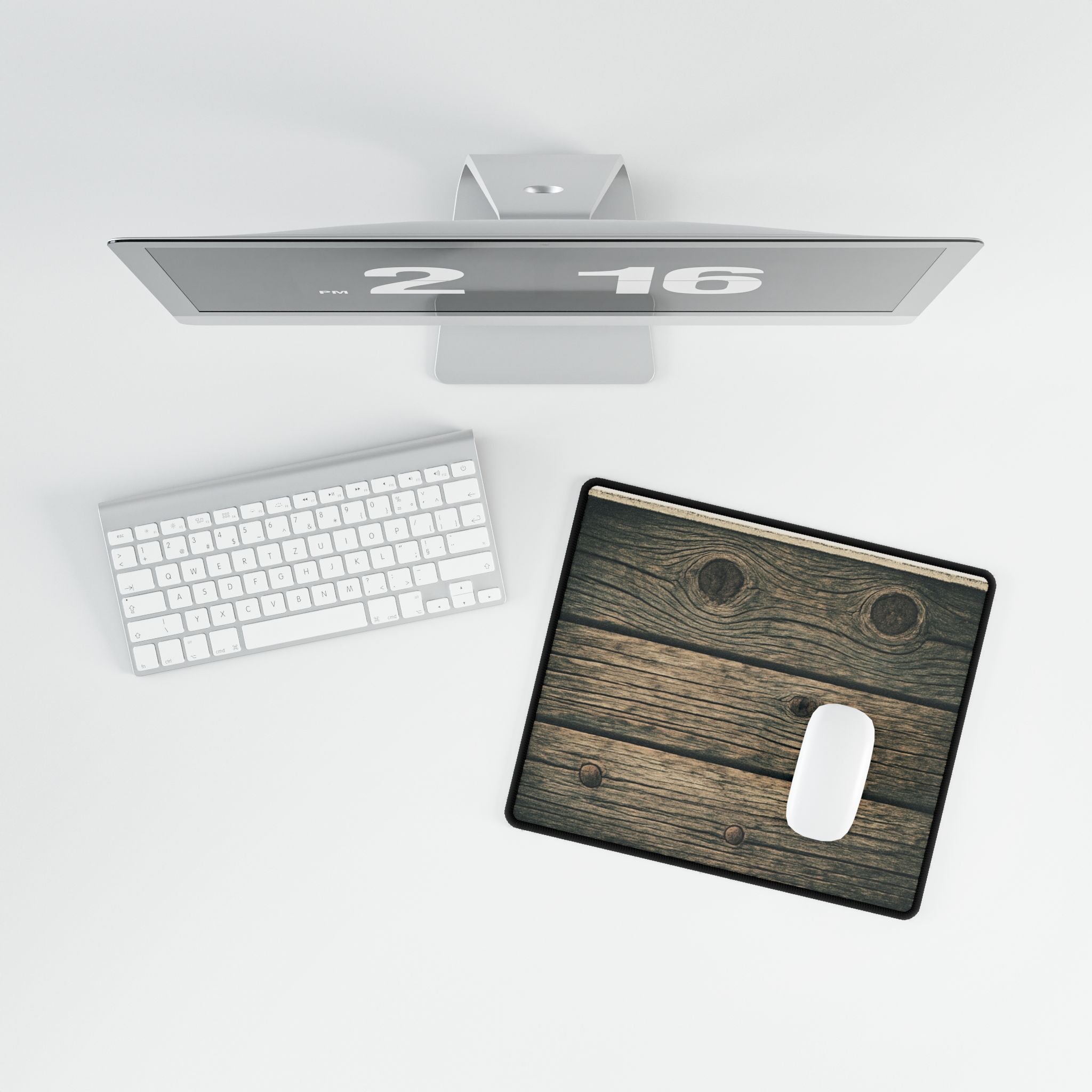 Rustic Wood or Sleek Black Desk Mats | Office Decor, Workspace Essentials, Home Office Gift, Modern Minimalist, Stylish Desk Accessories