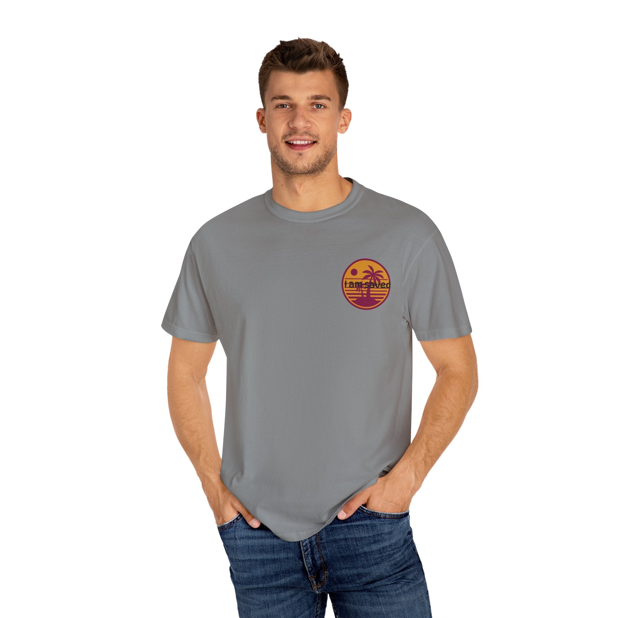 Sunset Palm Tree Unisex T-Shirt | Soft Beach Vibes | Perfect for Summer, Vacations, Gifts, Beach Days, Relaxation