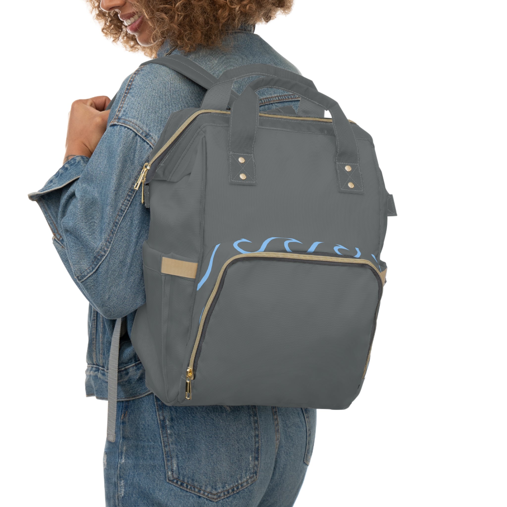 Stylish Multifunctional Diaper Backpack for Parents, Baby Bag, Travel Backpack, Baby Shower Gift, Everyday Use
