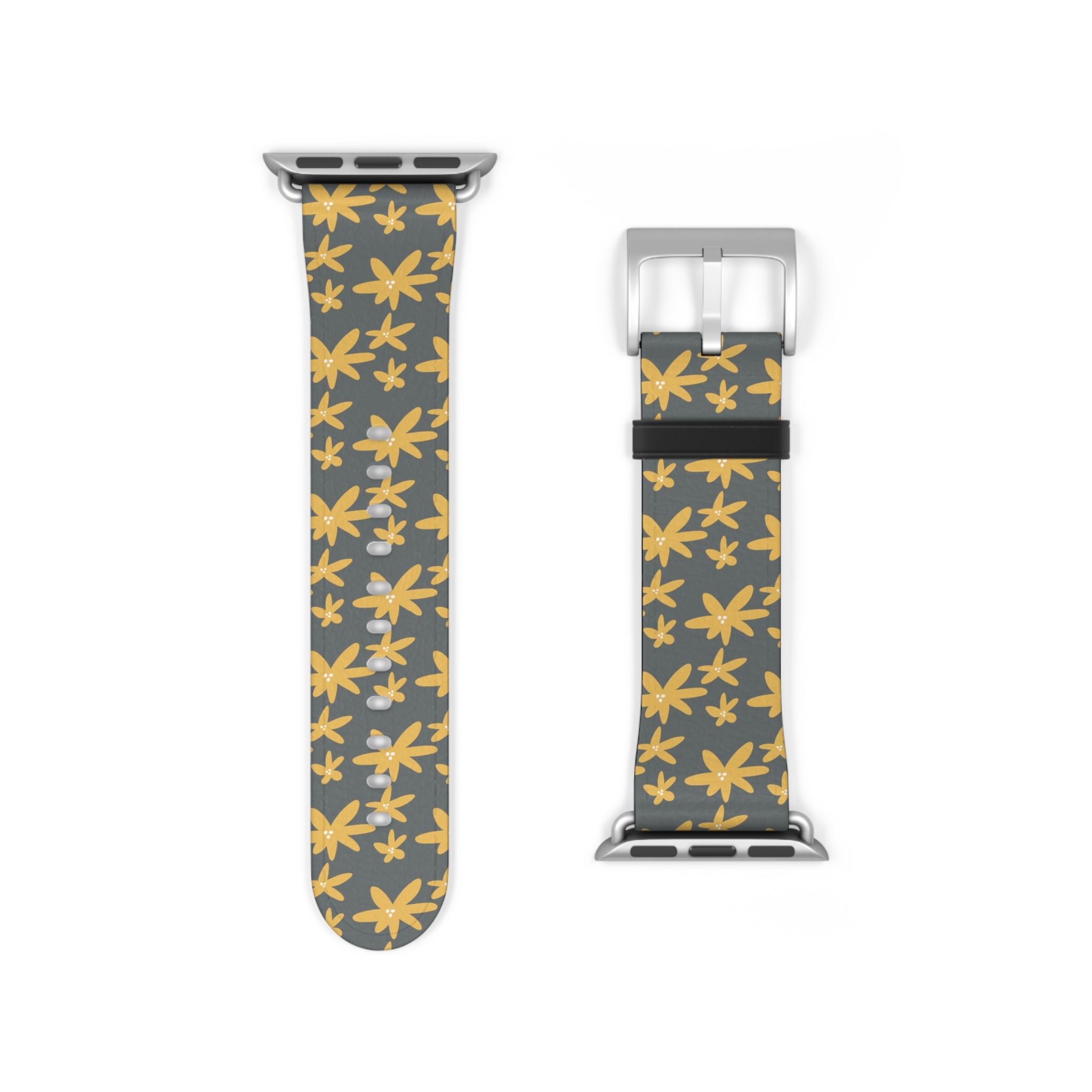 Stylish Floral Watch Band, Unique Watch Strap, Apple Watch Band, Boho Chic Accessories, Gift for Her