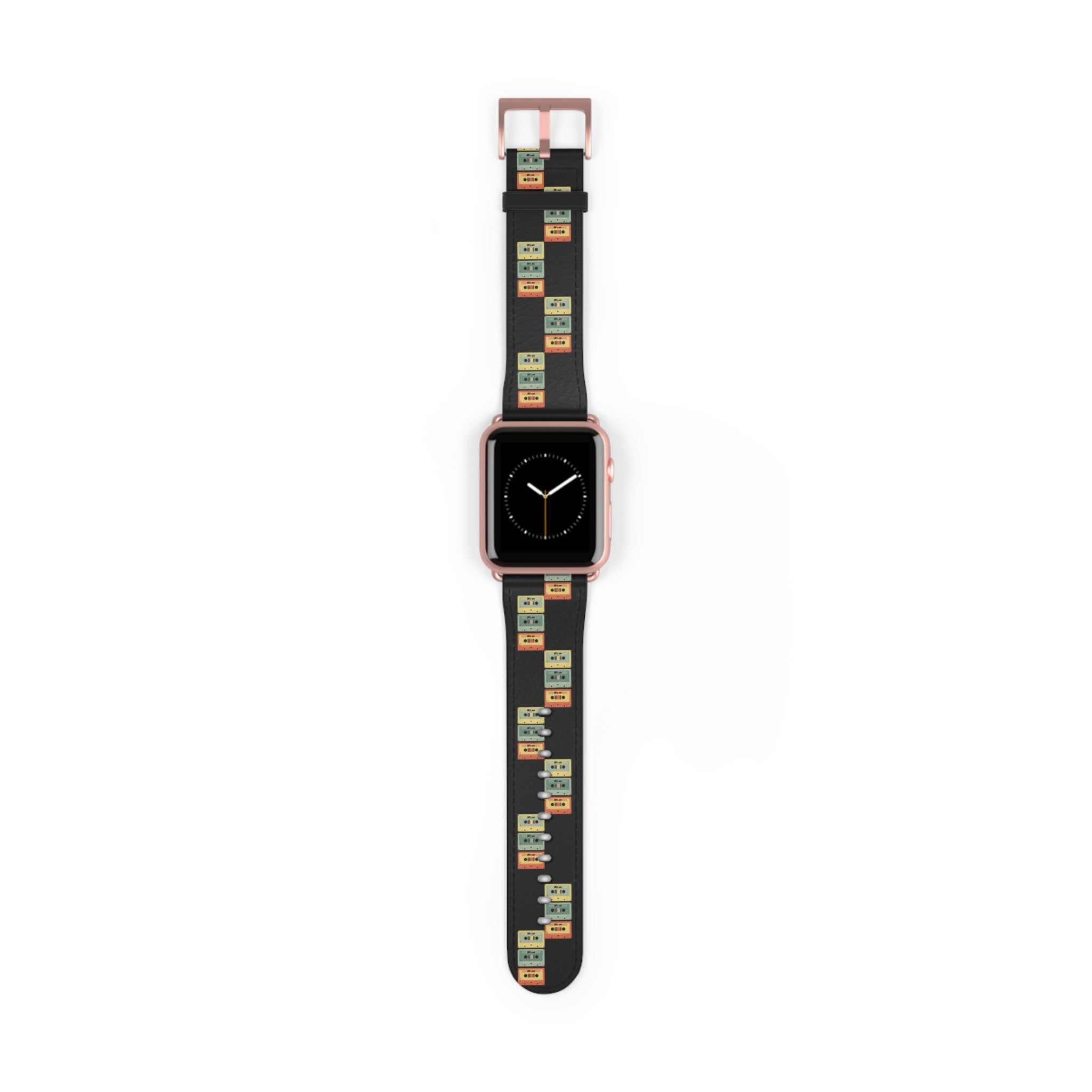 Vintage cassette tape- Watch Band, Stylish Accessory for Watch Lovers, Gift for Him or Her, Unique Fitness Tracker Band, Customizable Watch Strap