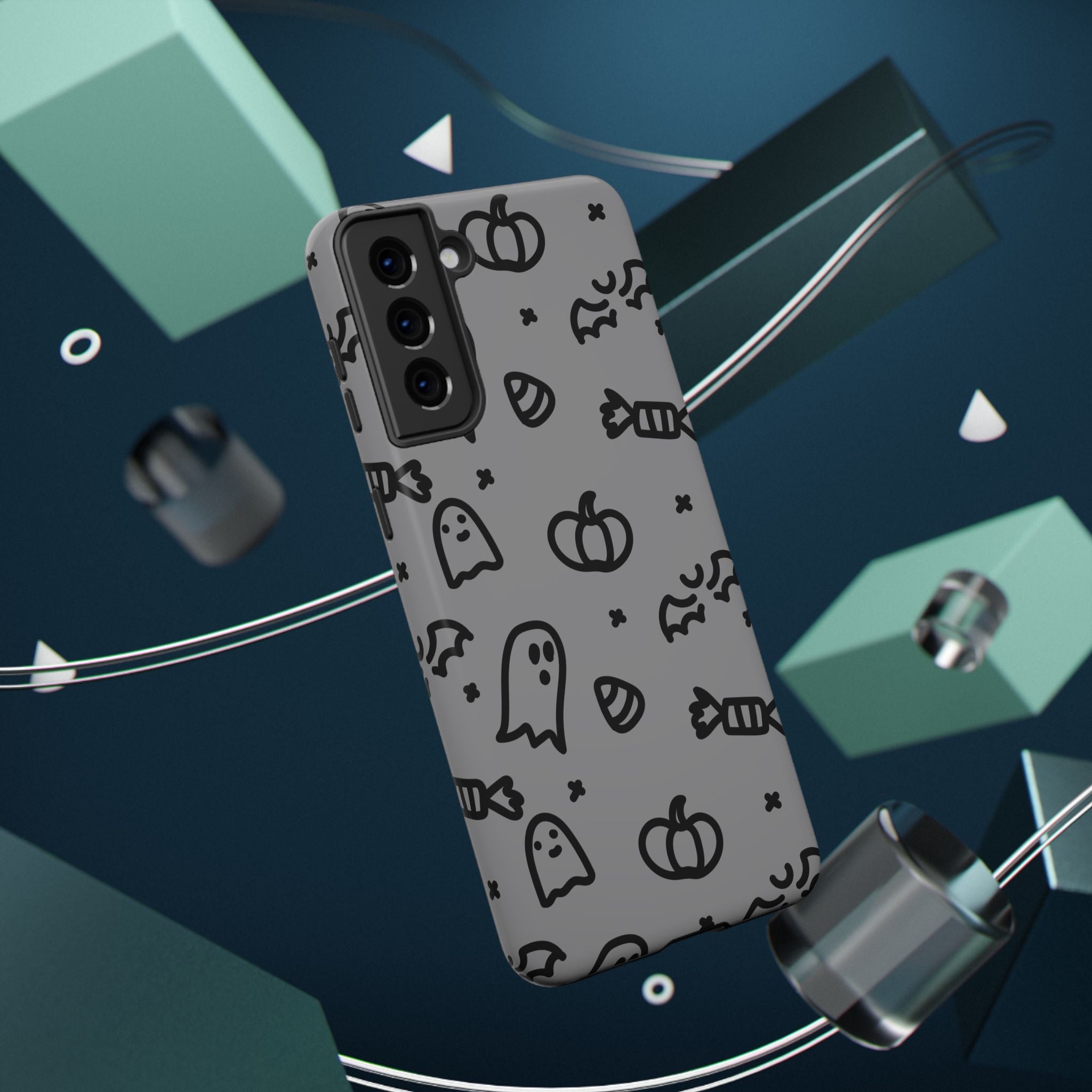 Phone Case Halloween Cute Impact-Resistant- Samsung