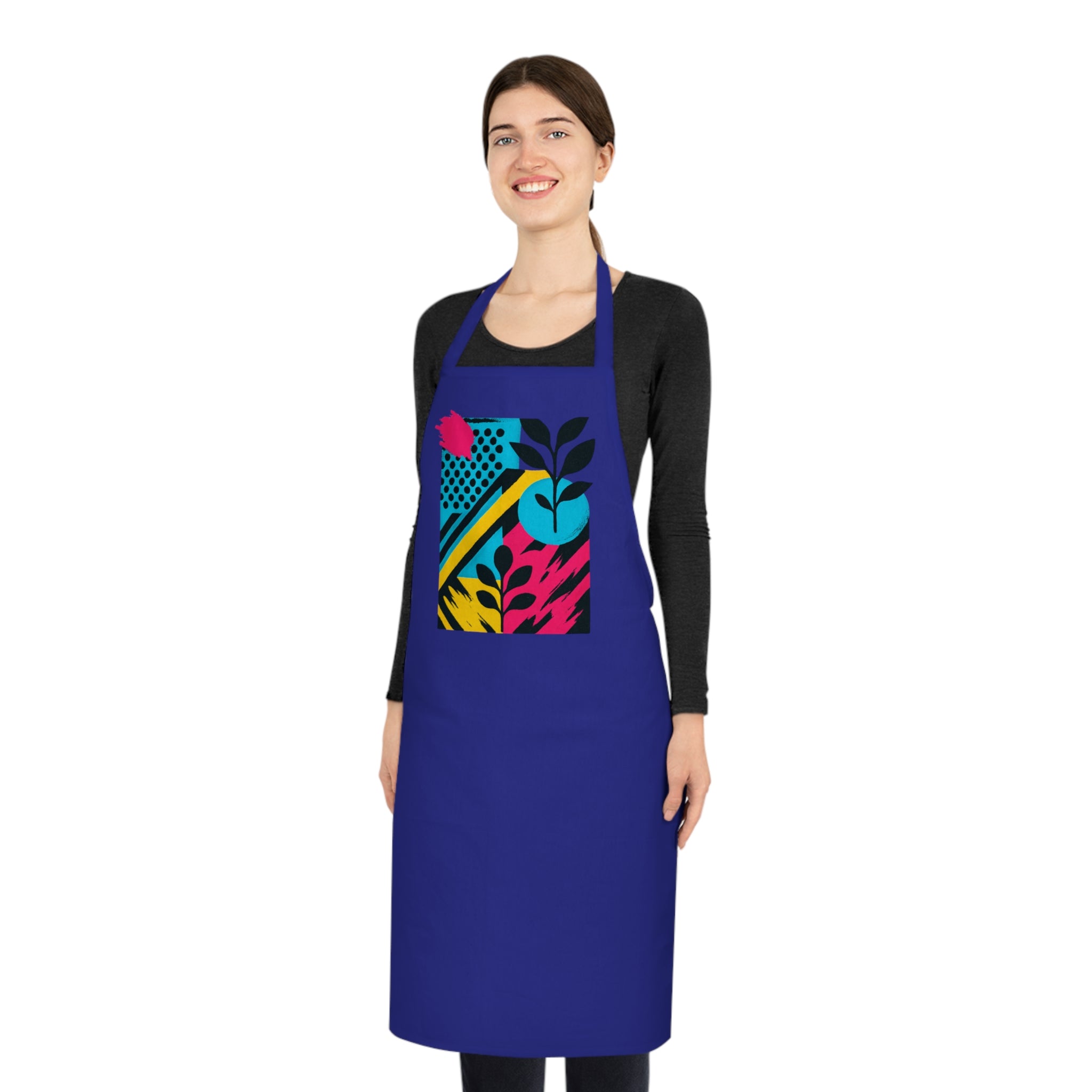 Colorful Cotton Apron for Chefs, Gardeners, and Creatives | Perfect Gift for Cooking, Baking, Grilling, and Crafting | Unique Kitchen Tool