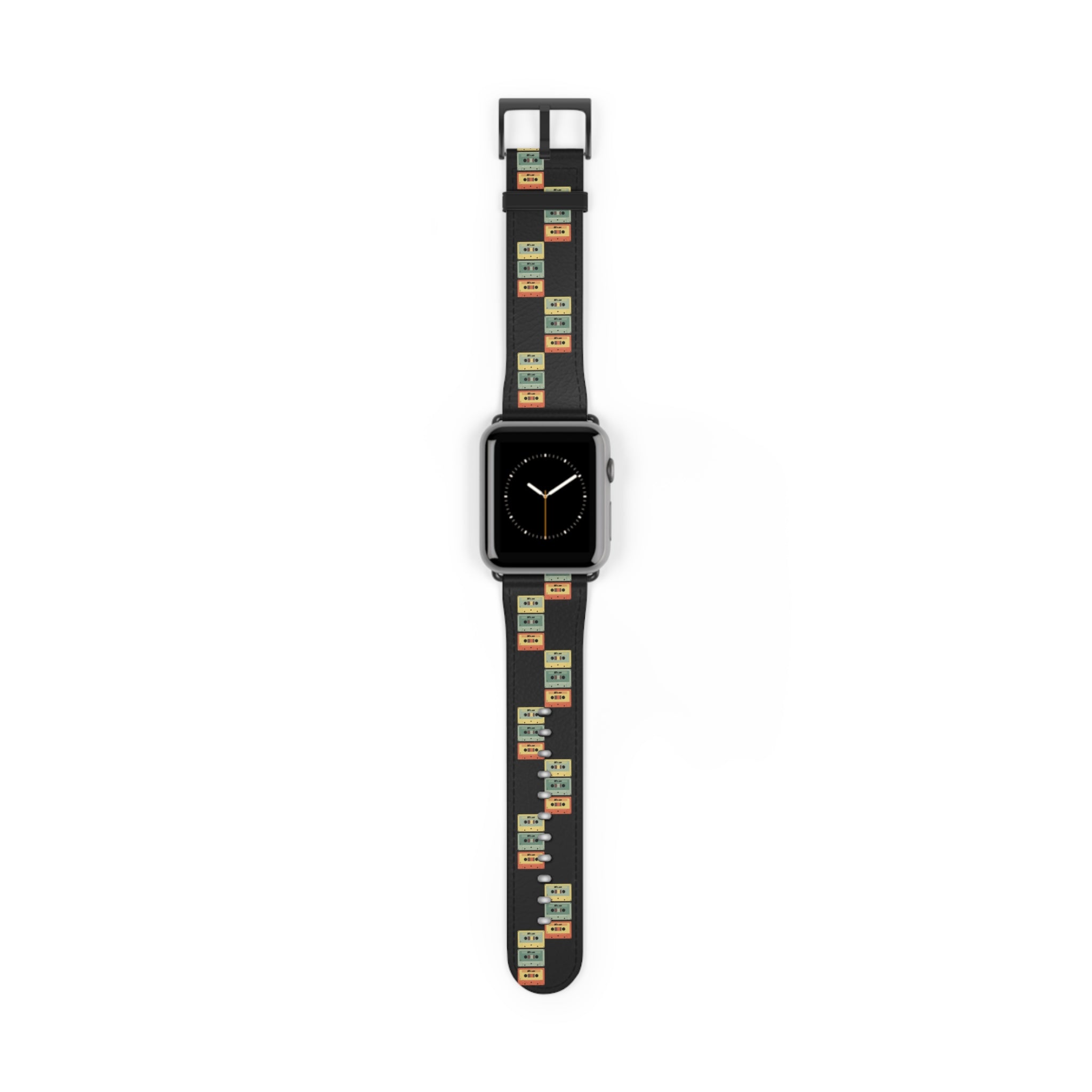 Vintage cassette tape- Watch Band, Stylish Accessory for Watch Lovers, Gift for Him or Her, Unique Fitness Tracker Band, Customizable Watch Strap