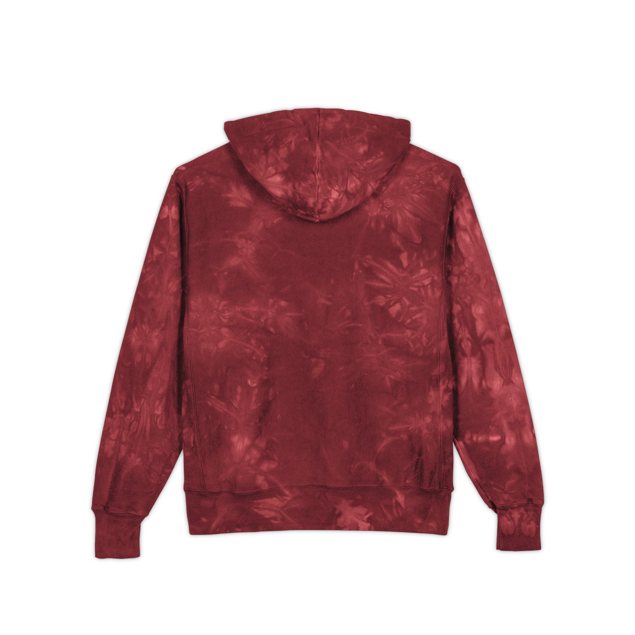 Unisex Tie-Dye Champion Hoodie, Cozy Tie-Dye Sweatshirt, Embroidered Hoodie Gift, Streetwear Fashion, Trendy Casual Wear-Redeemed on right wrist