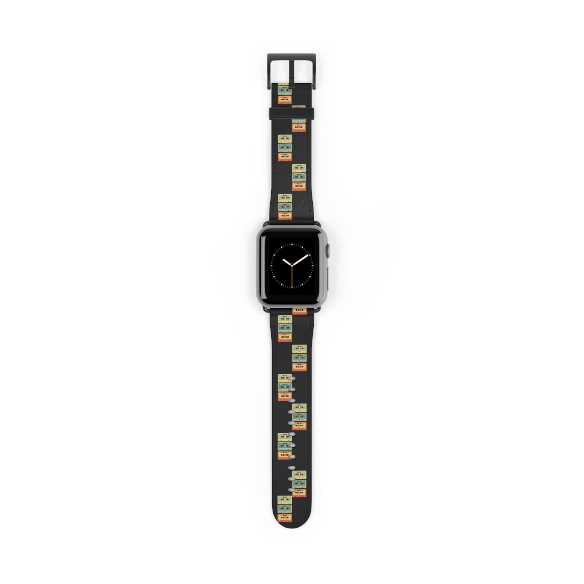 Vintage cassette tape- Watch Band, Stylish Accessory for Watch Lovers, Gift for Him or Her, Unique Fitness Tracker Band, Customizable Watch Strap