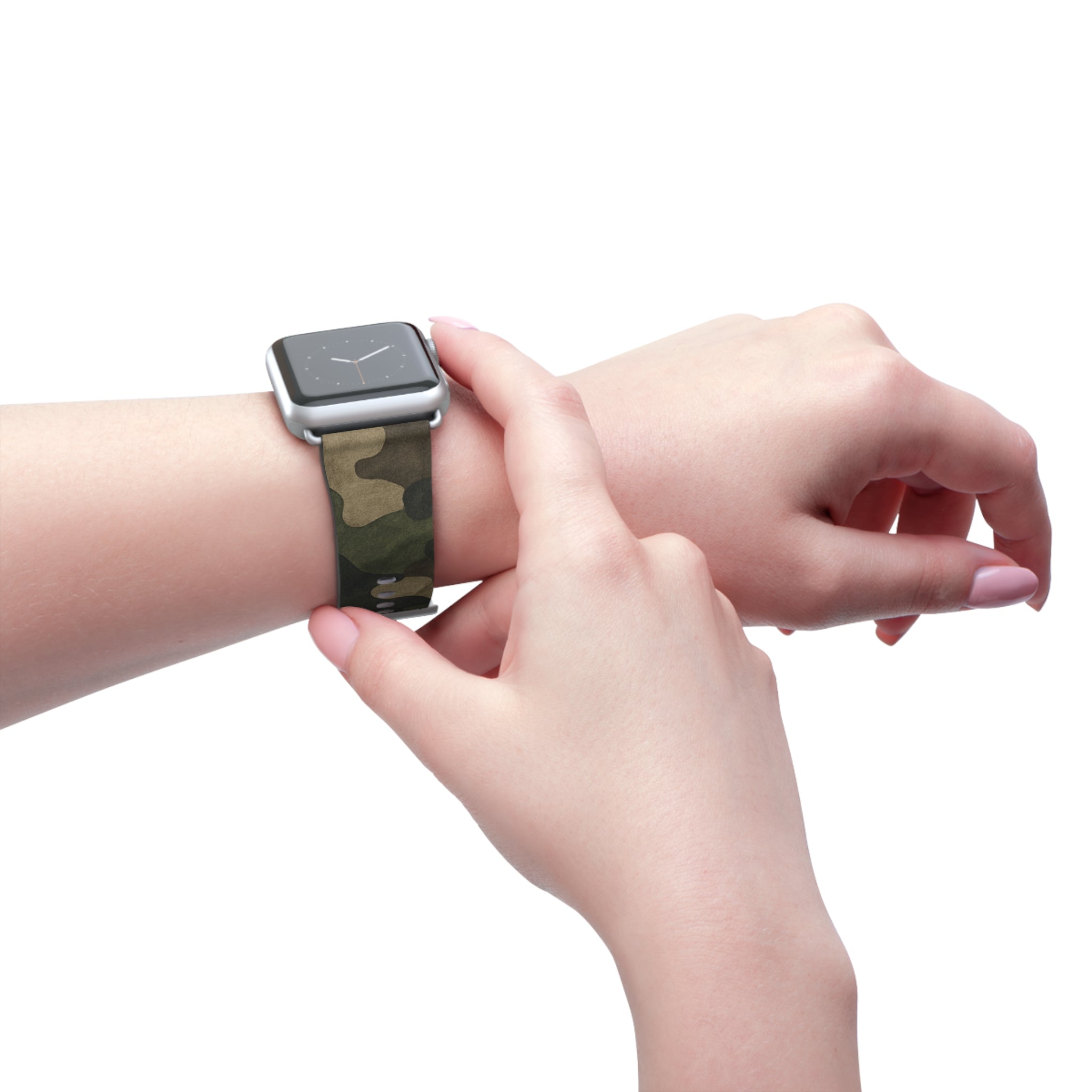 Camo Watch Band, Military Style Wristband, Durable Accessory, Perfect for Active Lifestyle, Gift for Gadget Lovers