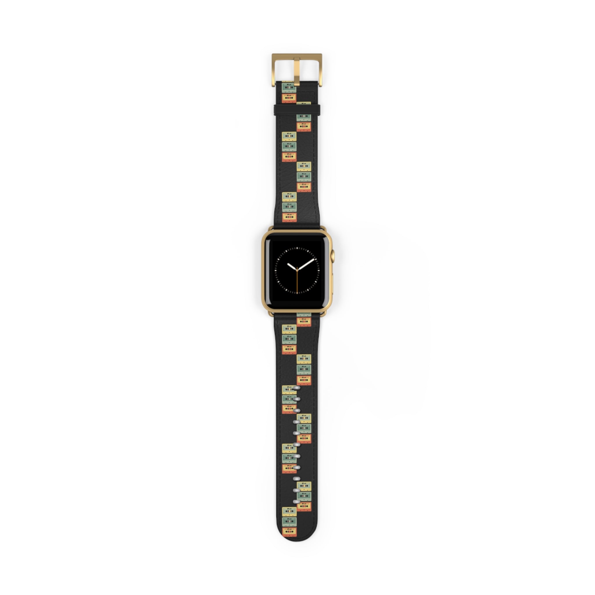 Vintage cassette tape- Watch Band, Stylish Accessory for Watch Lovers, Gift for Him or Her, Unique Fitness Tracker Band, Customizable Watch Strap