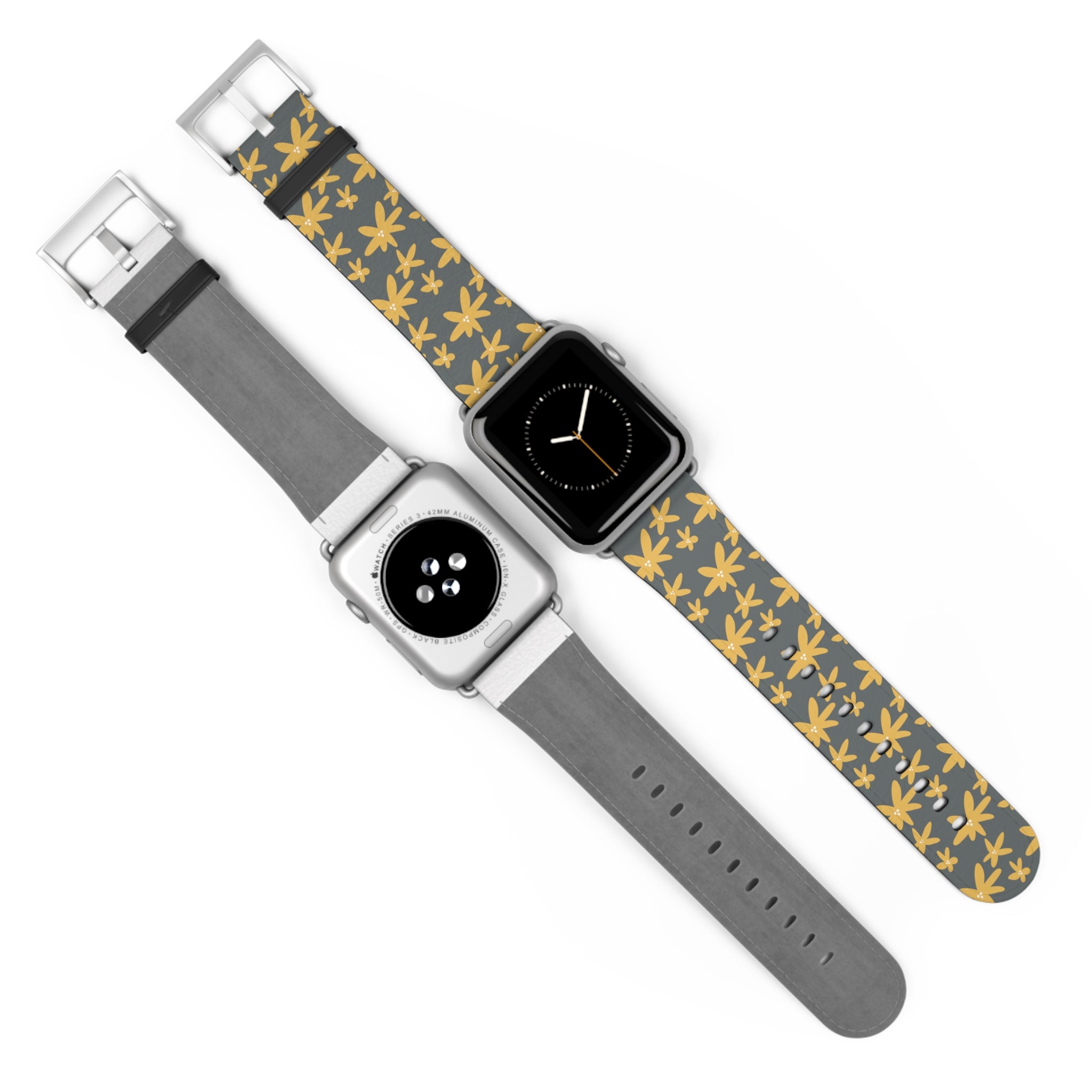 Stylish Floral Watch Band, Unique Watch Strap, Apple Watch Band, Boho Chic Accessories, Gift for Her