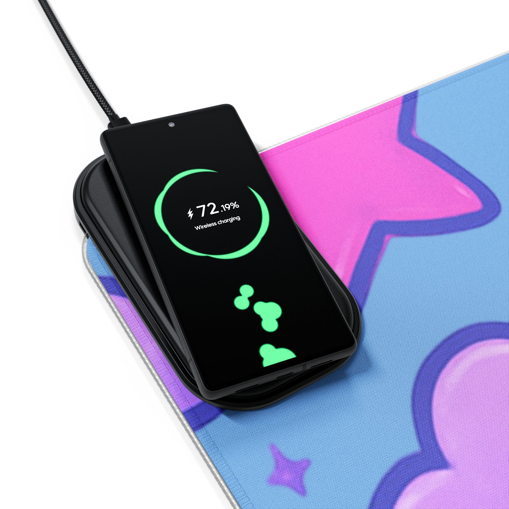 LED Gaming Mouse Pad, Wireless Charging