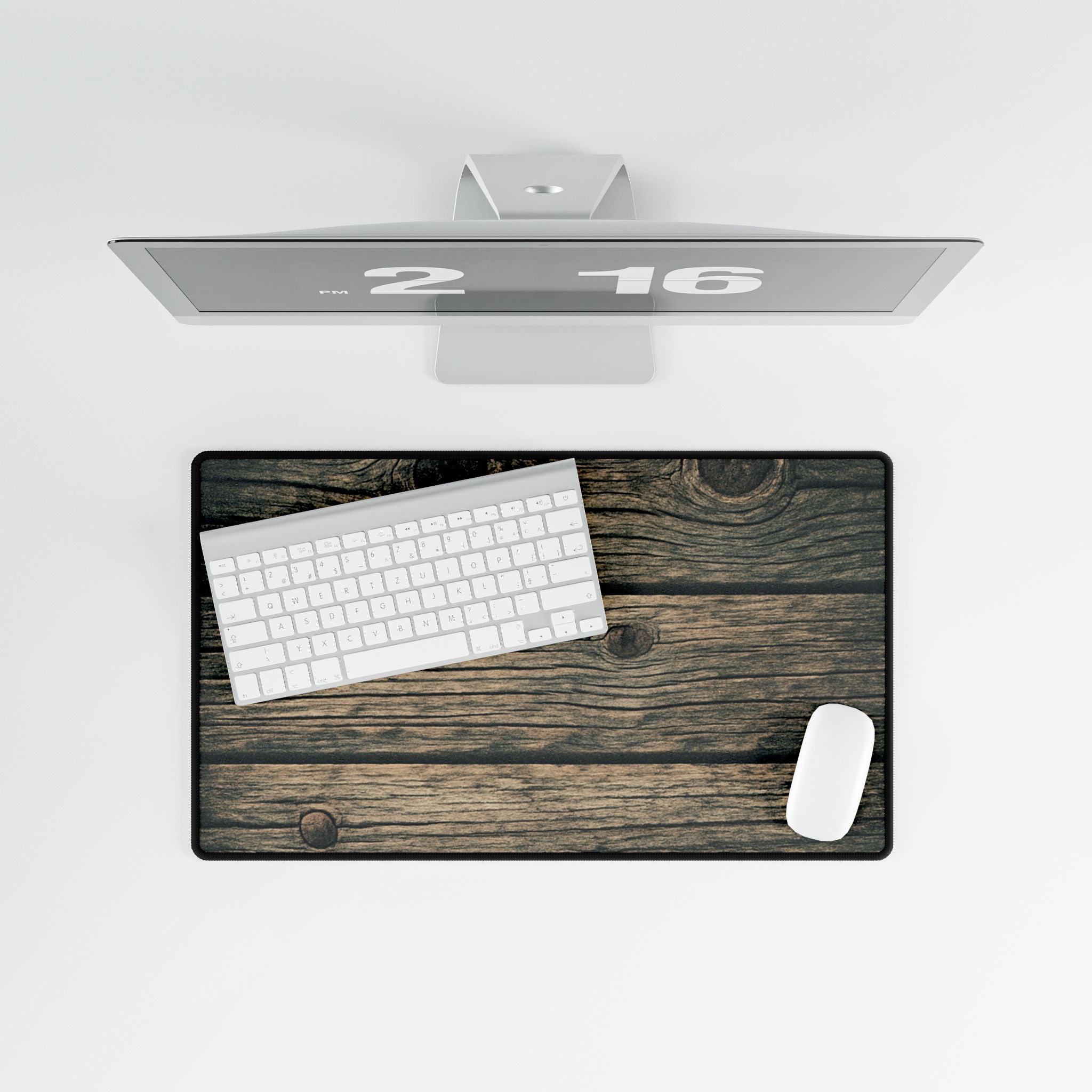 Rustic Wood or Sleek Black Desk Mats | Office Decor, Workspace Essentials, Home Office Gift, Modern Minimalist, Stylish Desk Accessories