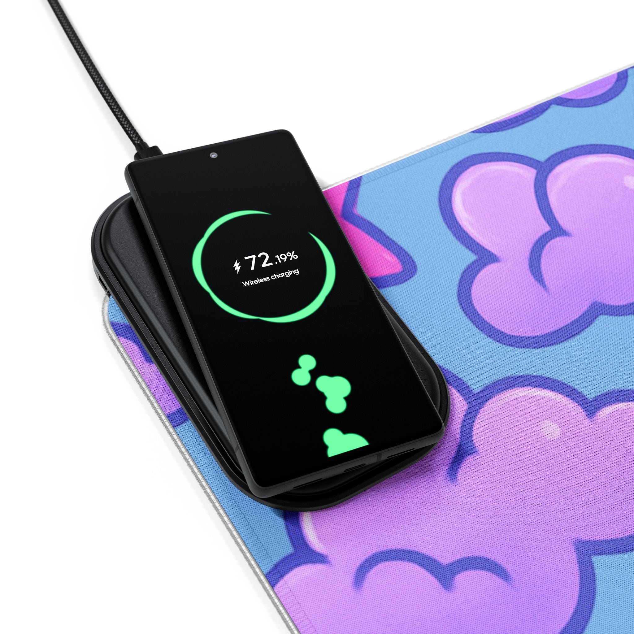 LED Gaming Mouse Pad, Wireless Charging