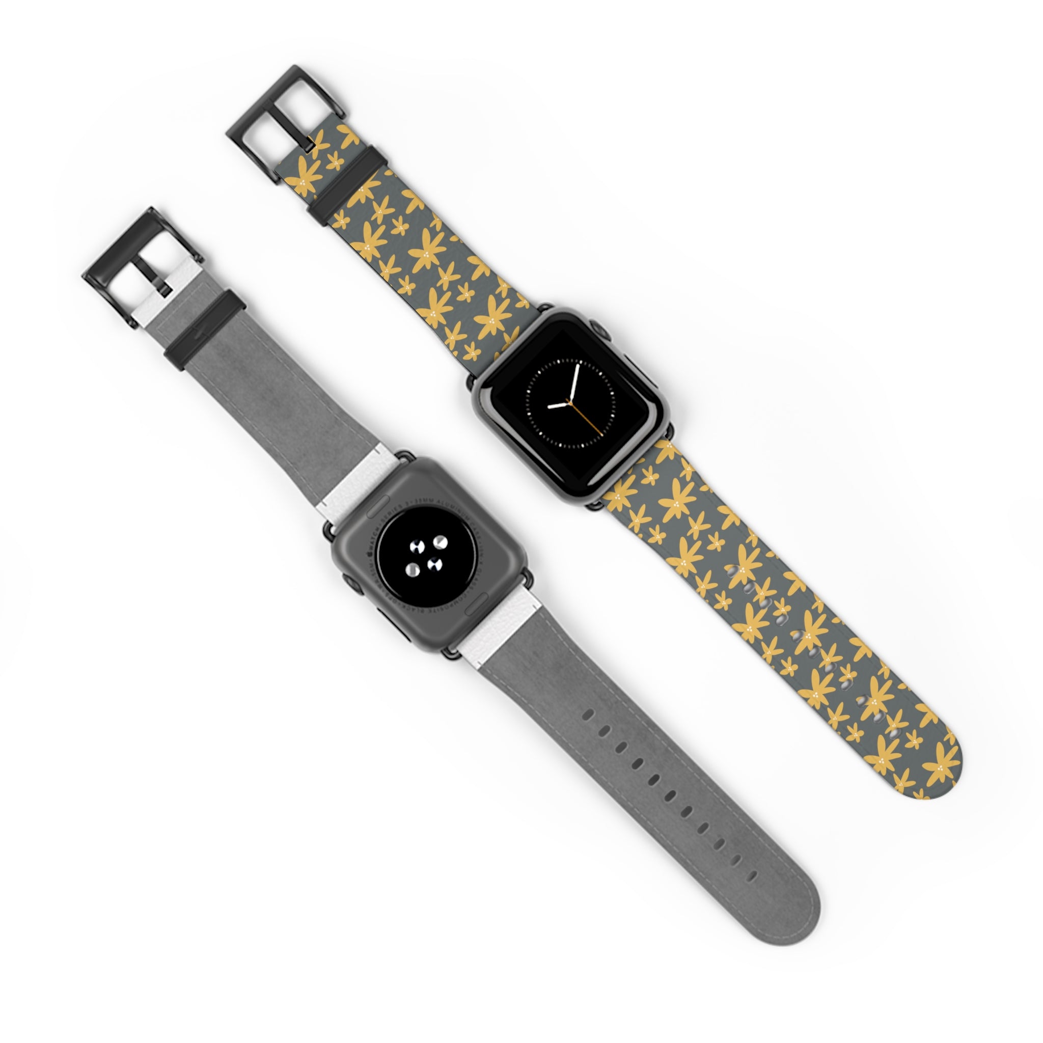 Stylish Floral Watch Band, Unique Watch Strap, Apple Watch Band, Boho Chic Accessories, Gift for Her