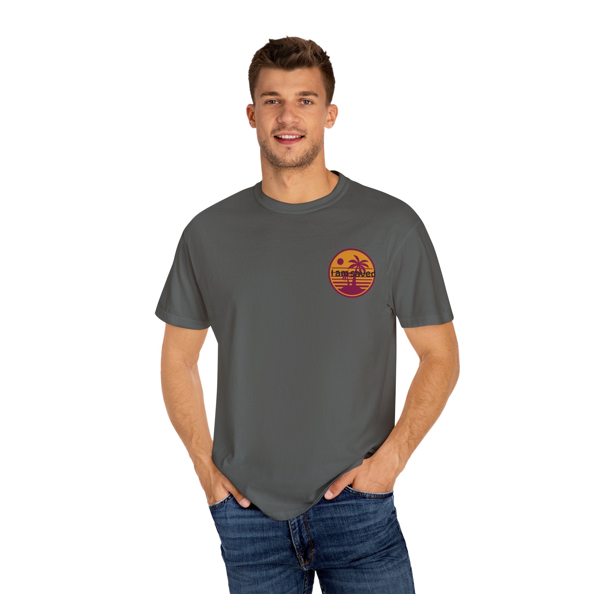 Sunset Palm Tree Unisex T-Shirt | Soft Beach Vibes | Perfect for Summer, Vacations, Gifts, Beach Days, Relaxation