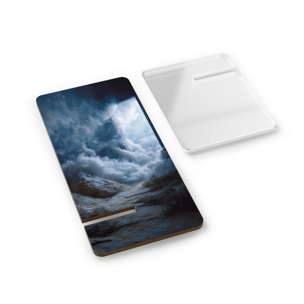 Storm Smartphone Stand — Artistic Wave Phone Display Holder