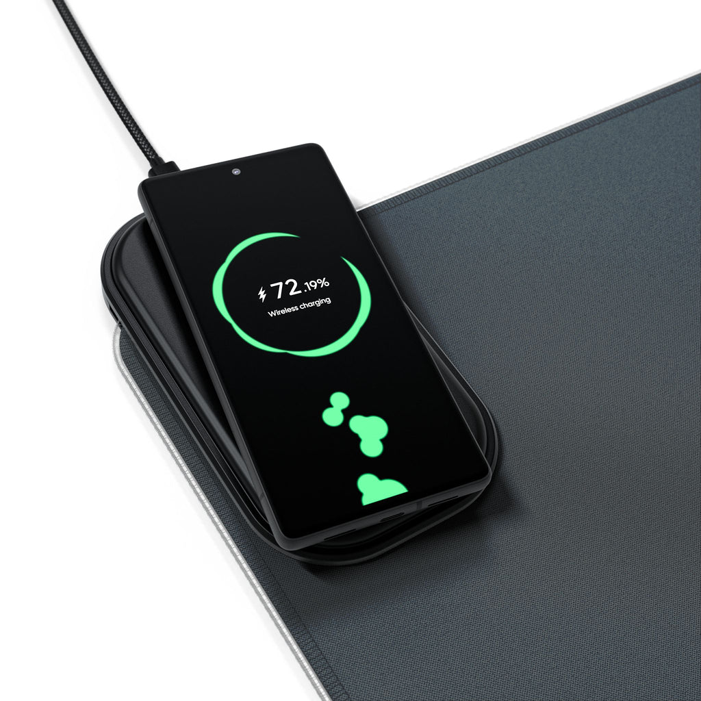 LED Gaming Mouse Pad with Wireless Charging - Retro Car Design, Desk Accessory for Gamers, LED Light Gift, Unique Office Decor, [...]