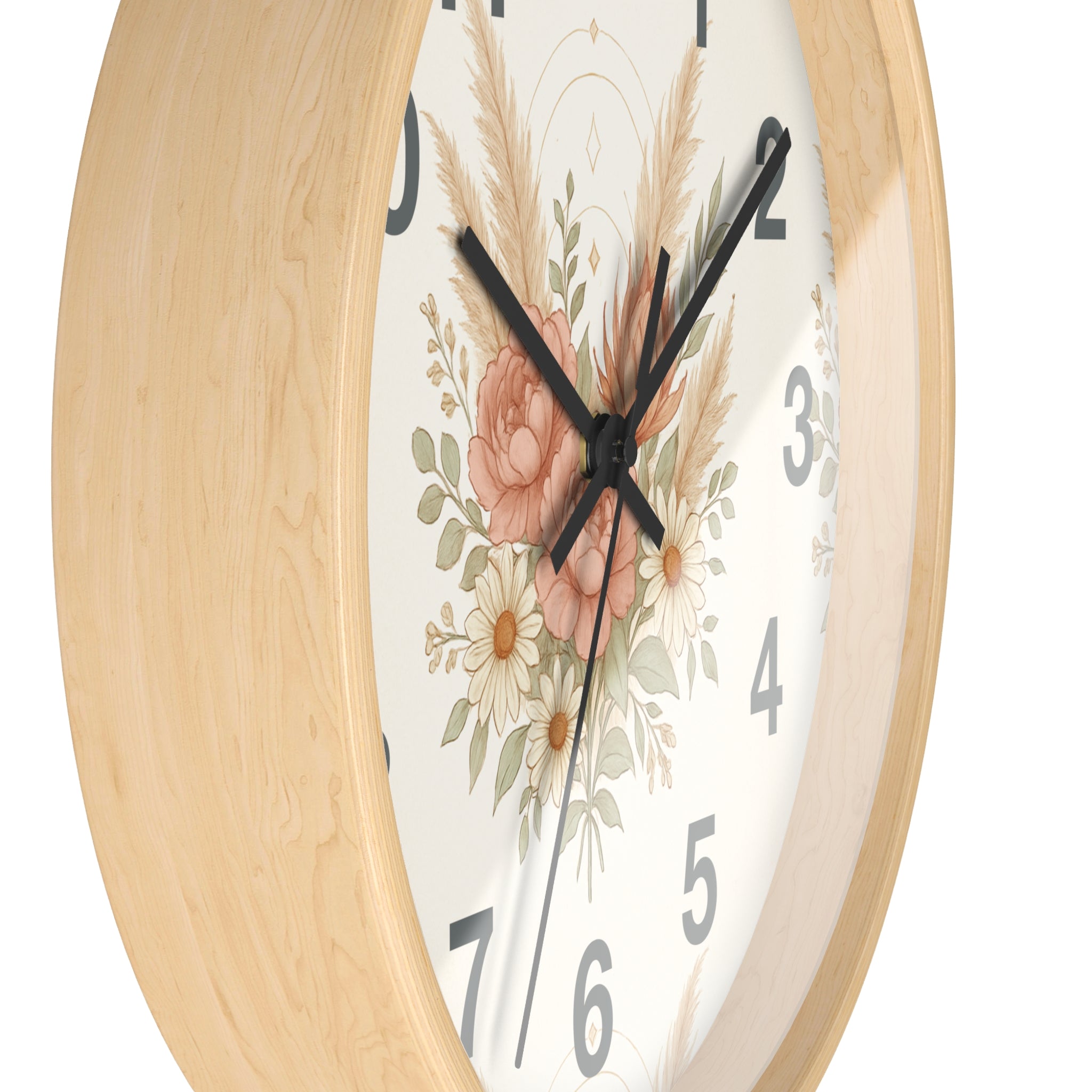 Floral Wall Clock