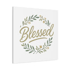 Blessed Wreath Matte Canvas Wall Art (Stretched 1.25")