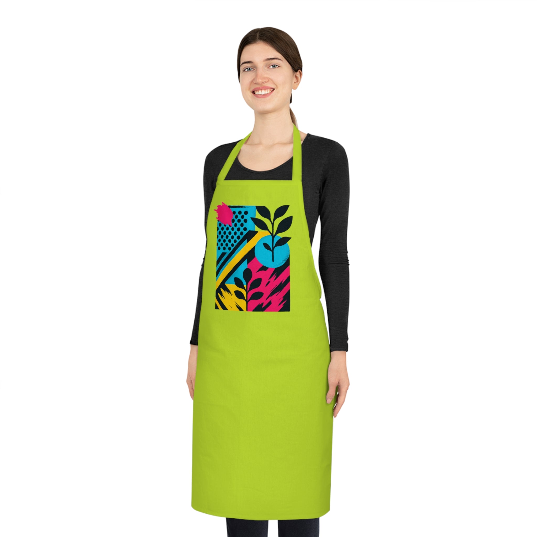Colorful Cotton Apron for Chefs, Gardeners, and Creatives | Perfect Gift for Cooking, Baking, Grilling, and Crafting | Unique Kitchen Tool
