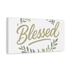Blessed Wreath Matte Canvas Wall Art (Stretched 1.25")