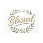 Blessed Wreath Matte Canvas Wall Art (Stretched 1.25")