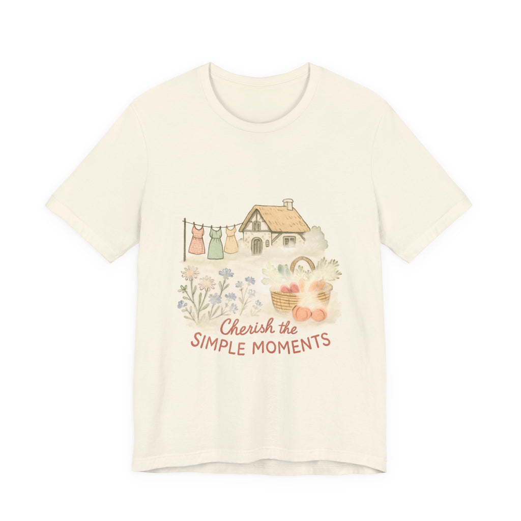 Cherish the simple moments- Jersey Short Sleeve Tee