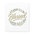 Blessed Wreath Matte Canvas Wall Art (Stretched 1.25")