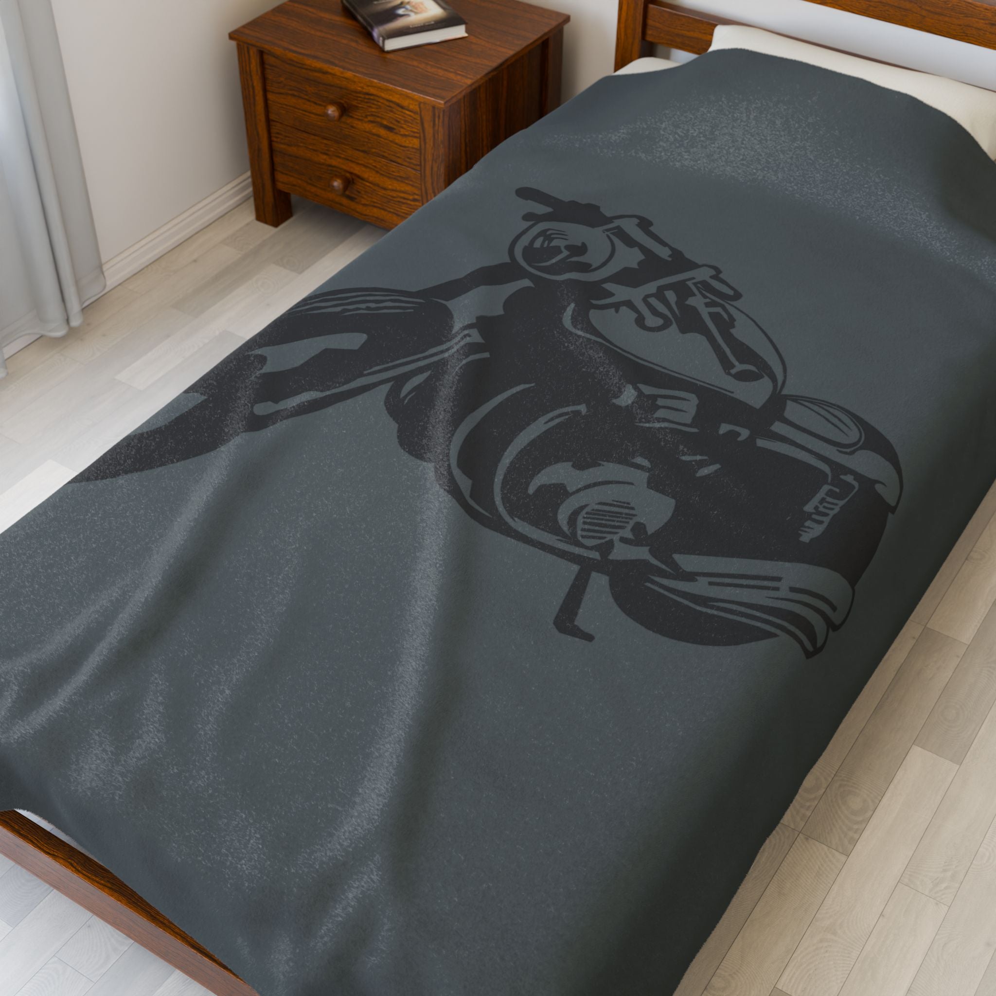 Motorcycle Plush Blanket