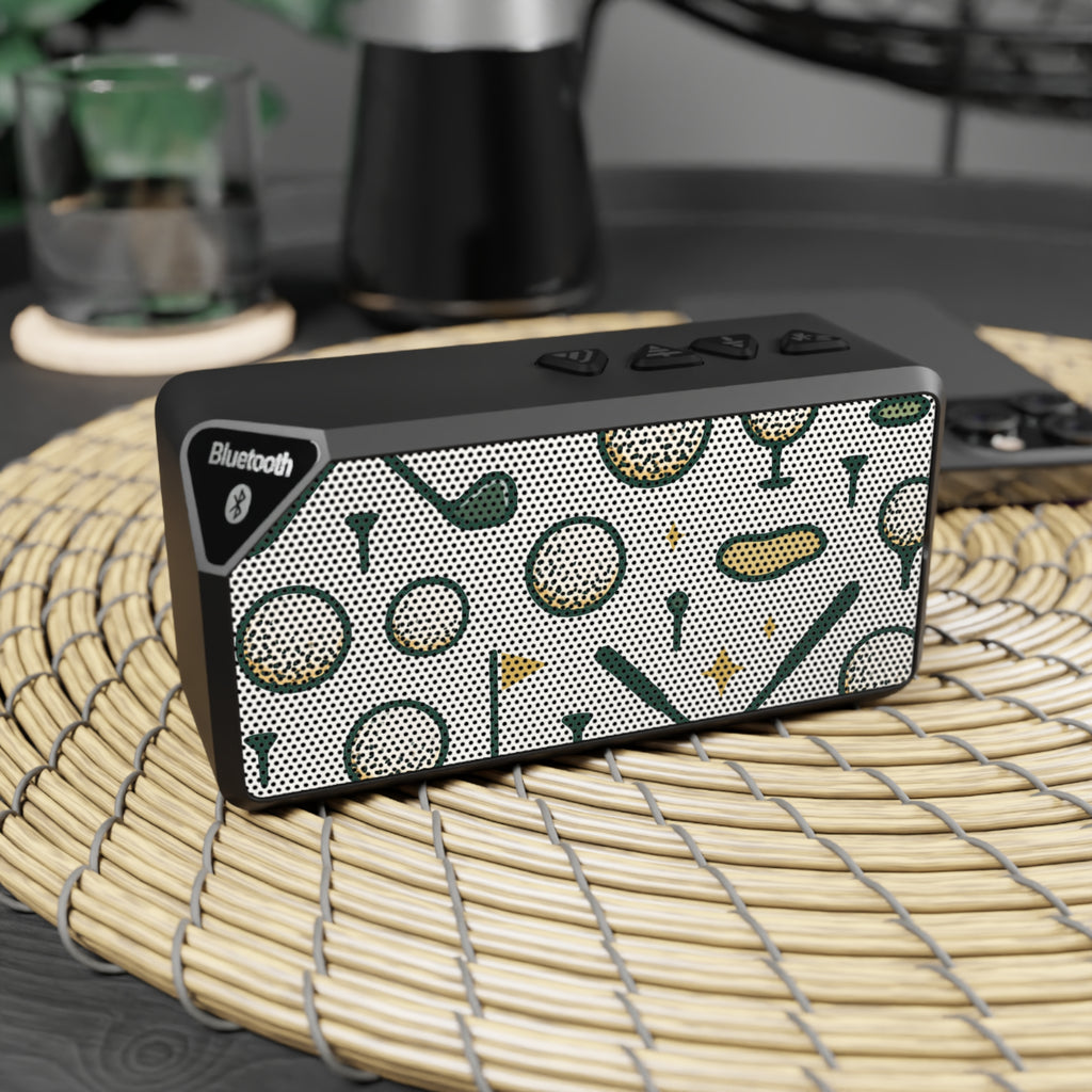 Golf-Themed Bluetooth Speaker, Portable Wireless Speaker, Gift for Golf Lovers, Music in the Park, Sports Speaker, Home Decor
