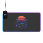 LED Gaming Mouse Pad with Wireless Charging - Retro Car Design, Desk Accessory for Gamers, LED Light Gift, Unique Office Decor, [...]