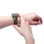 Camo Watch Band, Military Style Wristband, Durable Accessory, Perfect for Active Lifestyle, Gift for Gadget Lovers