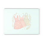 Vintage Apron Glass Cutting Board