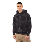 Unisex Tie-Dye Champion Hoodie, Cozy Tie-Dye Sweatshirt, Embroidered Hoodie Gift, Streetwear Fashion, Trendy Casual Wear-Redeemed on right wrist