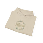 Blessed Floral Wreath Hoodie — Inspirational Faith Pullover
